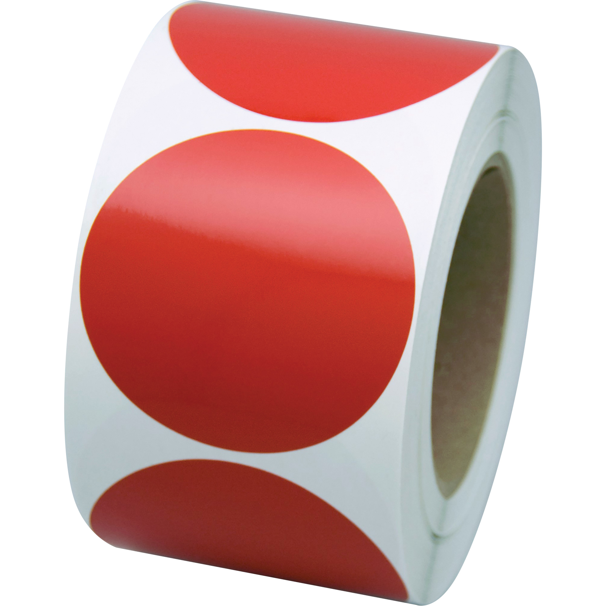 Formes de marquage, Cercle, 3" lo x 3" la, Rouge, Vinyle