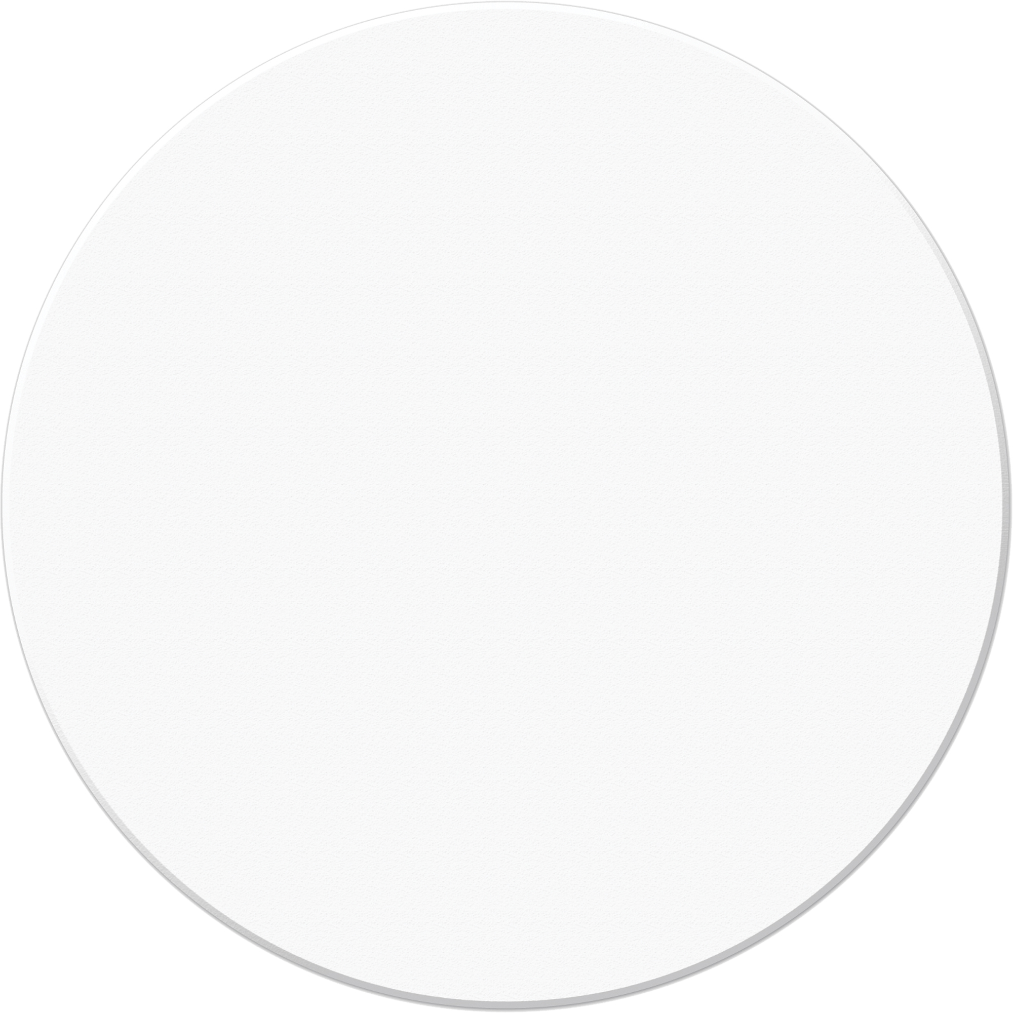Marqueurs allégée/5S Armor Stripe, Cercle, 6" lo x 6" la, Blanc, Plastique