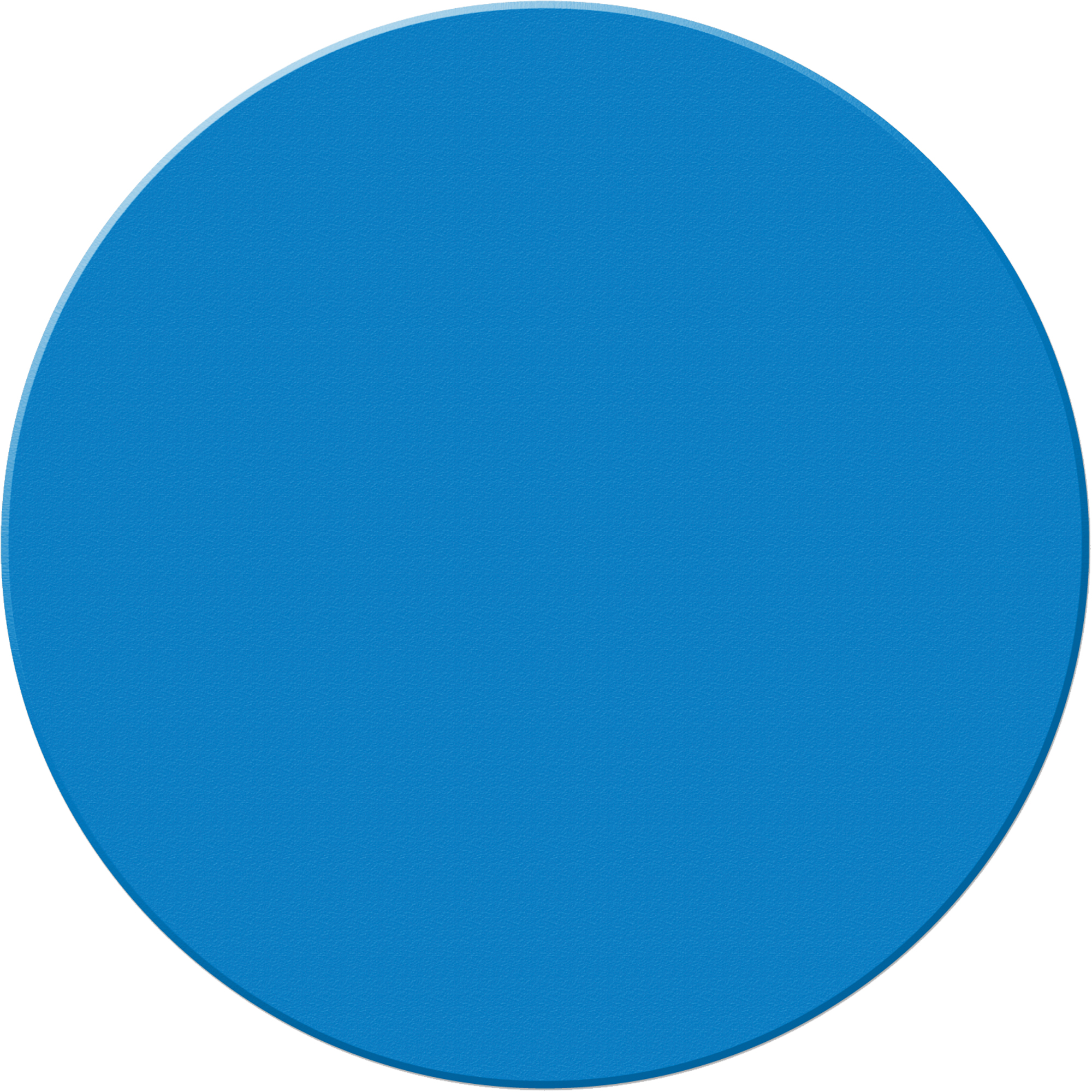 Marqueurs allégée/5S Armor Stripe, Cercle, 6" lo x 6" la, Bleu, Plastique