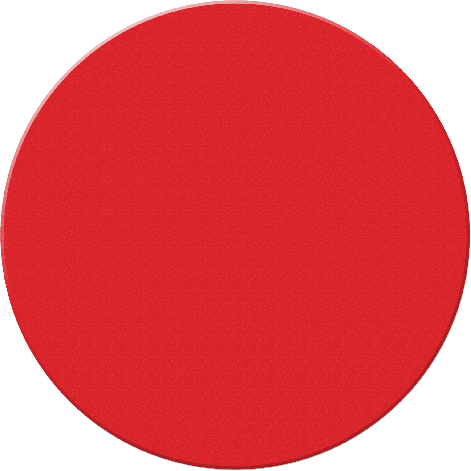 Marqueurs allégée/5S Armor Stripe, Cercle, 6" lo x 6" la, Rouge, Plastique