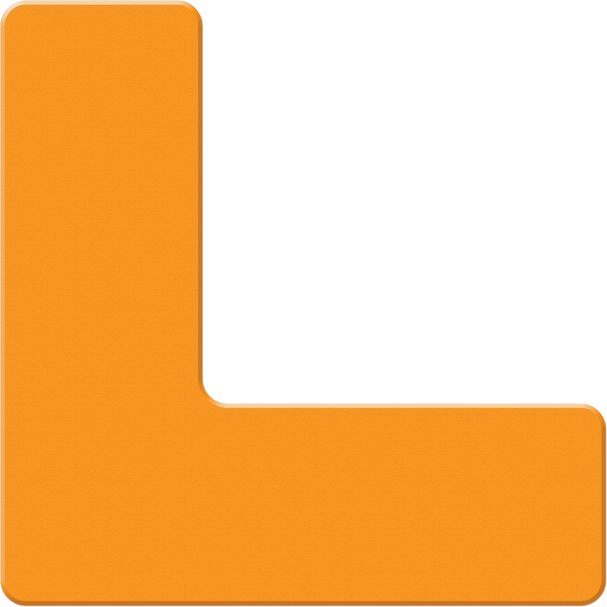 Marqueurs allégée/5S Armor Stripe, L, 6" lo x 6" la, Orange, Plastique