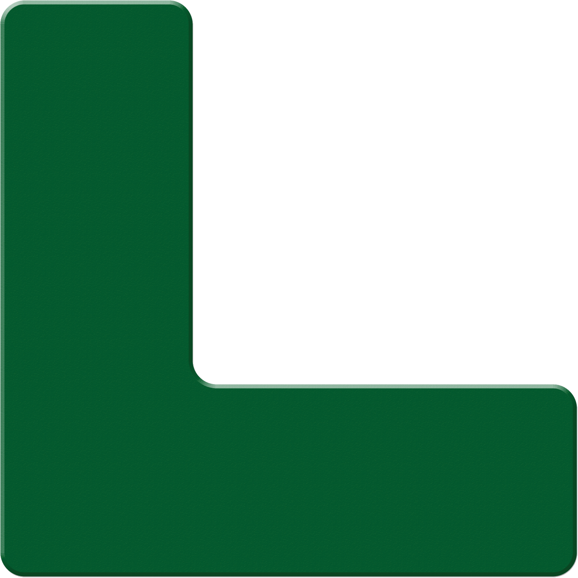 Marqueurs allégée/5S Armor Stripe, L, 6" lo x 6" la, Vert, Plastique