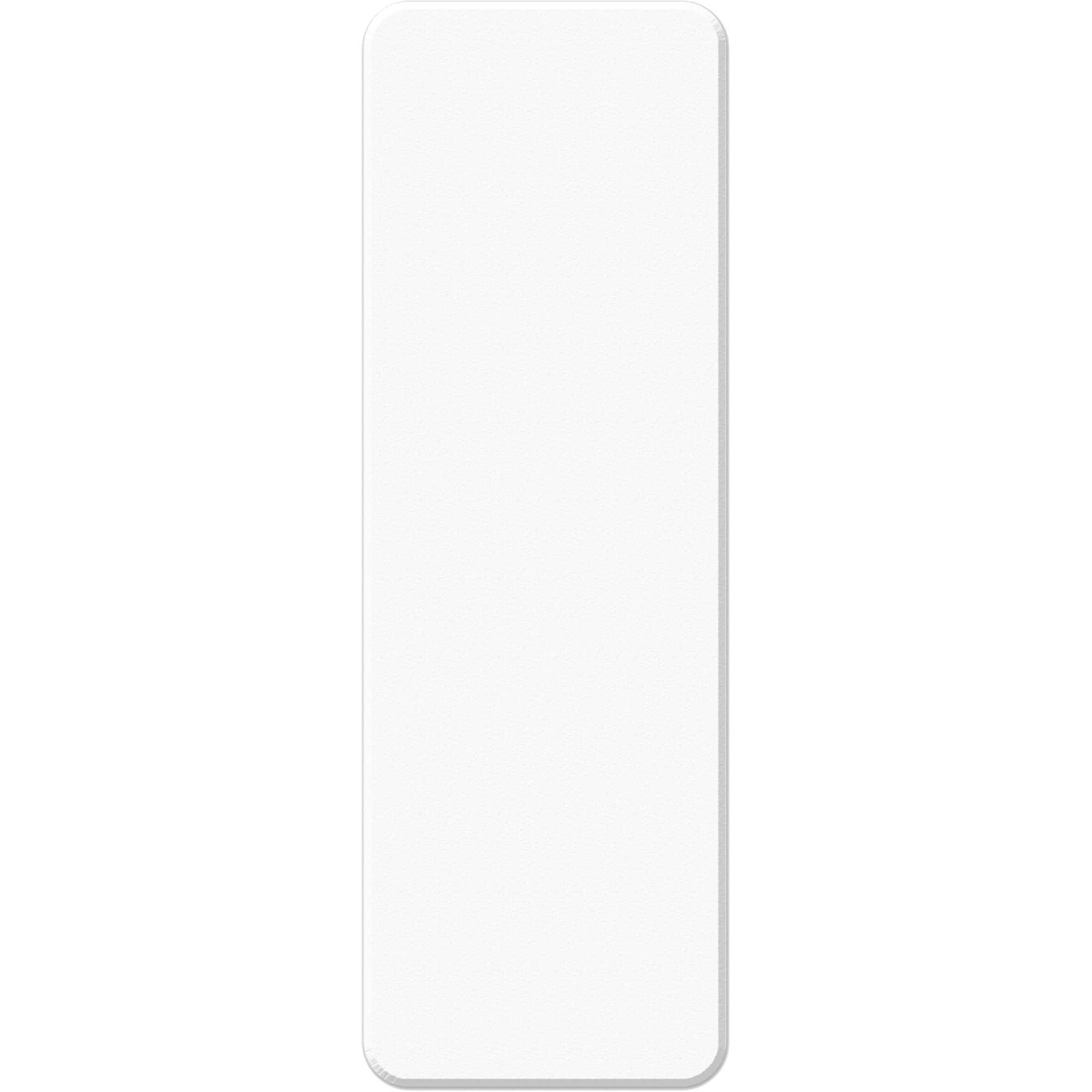 Marqueurs allégée/5S Armor Stripe, Rectangle, 6" lo x 2" la, Blanc, Plastique