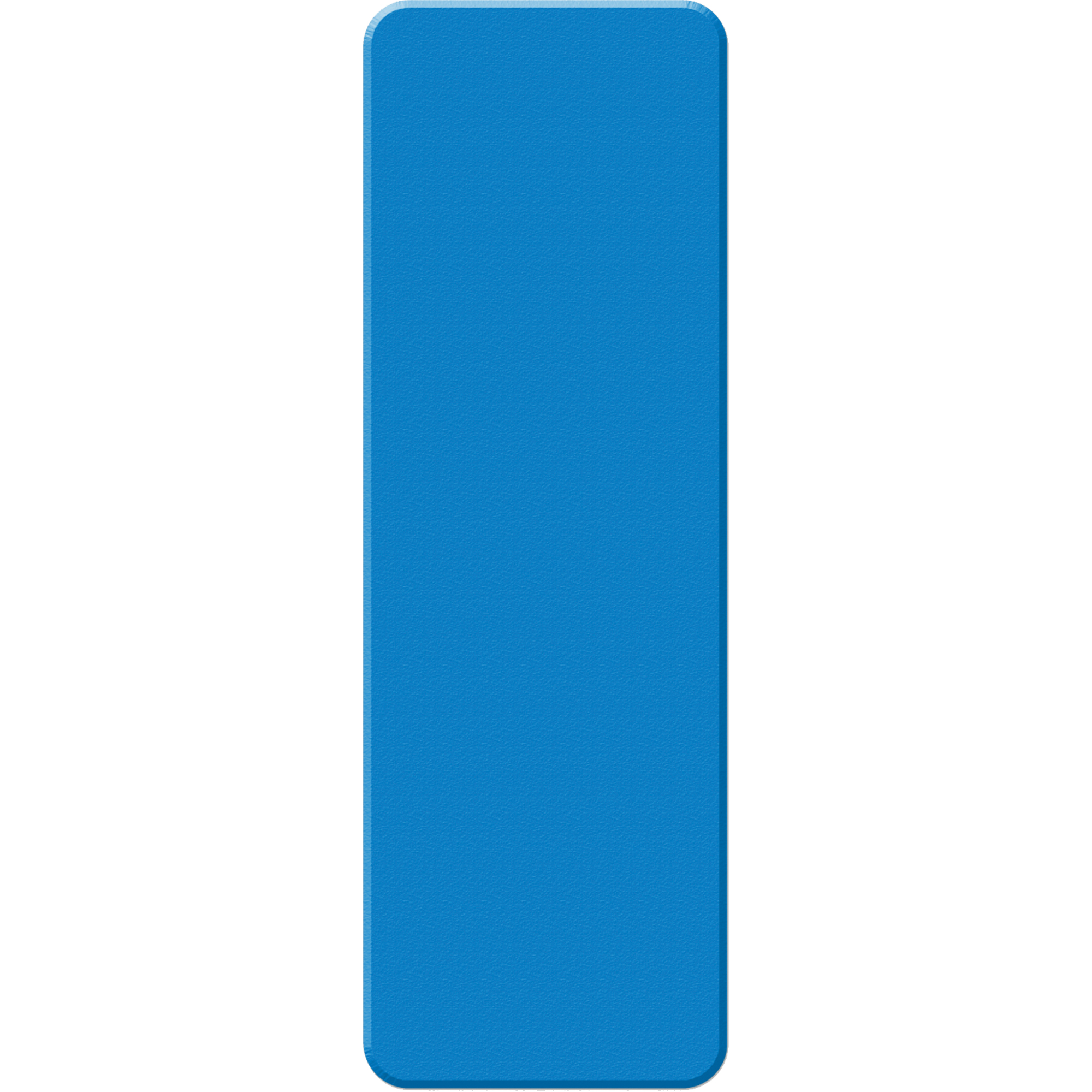Marqueurs allégée/5S Armor Stripe, Rectangle, 6" lo x 2" la, Bleu, Plastique