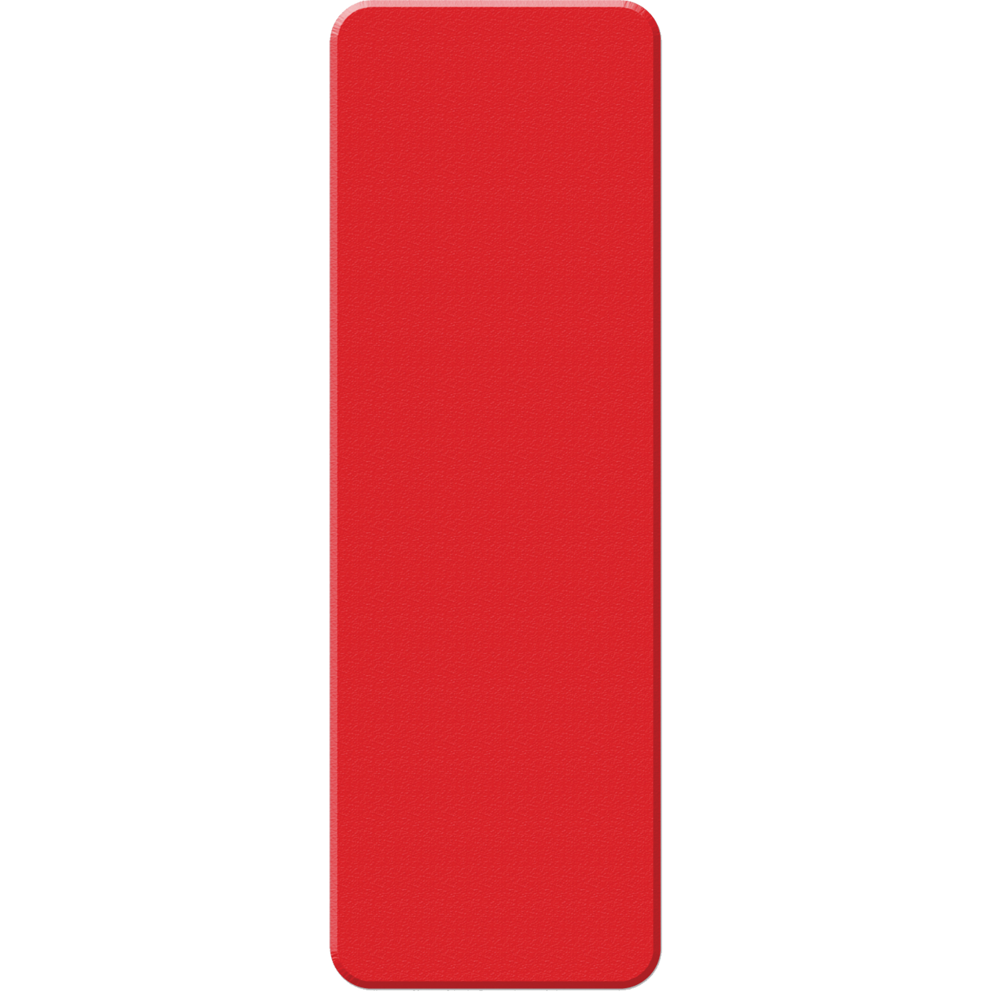 Marqueurs allégée/5S Armor Stripe, Rectangle, 6" lo x 2" la, Rouge, Plastique