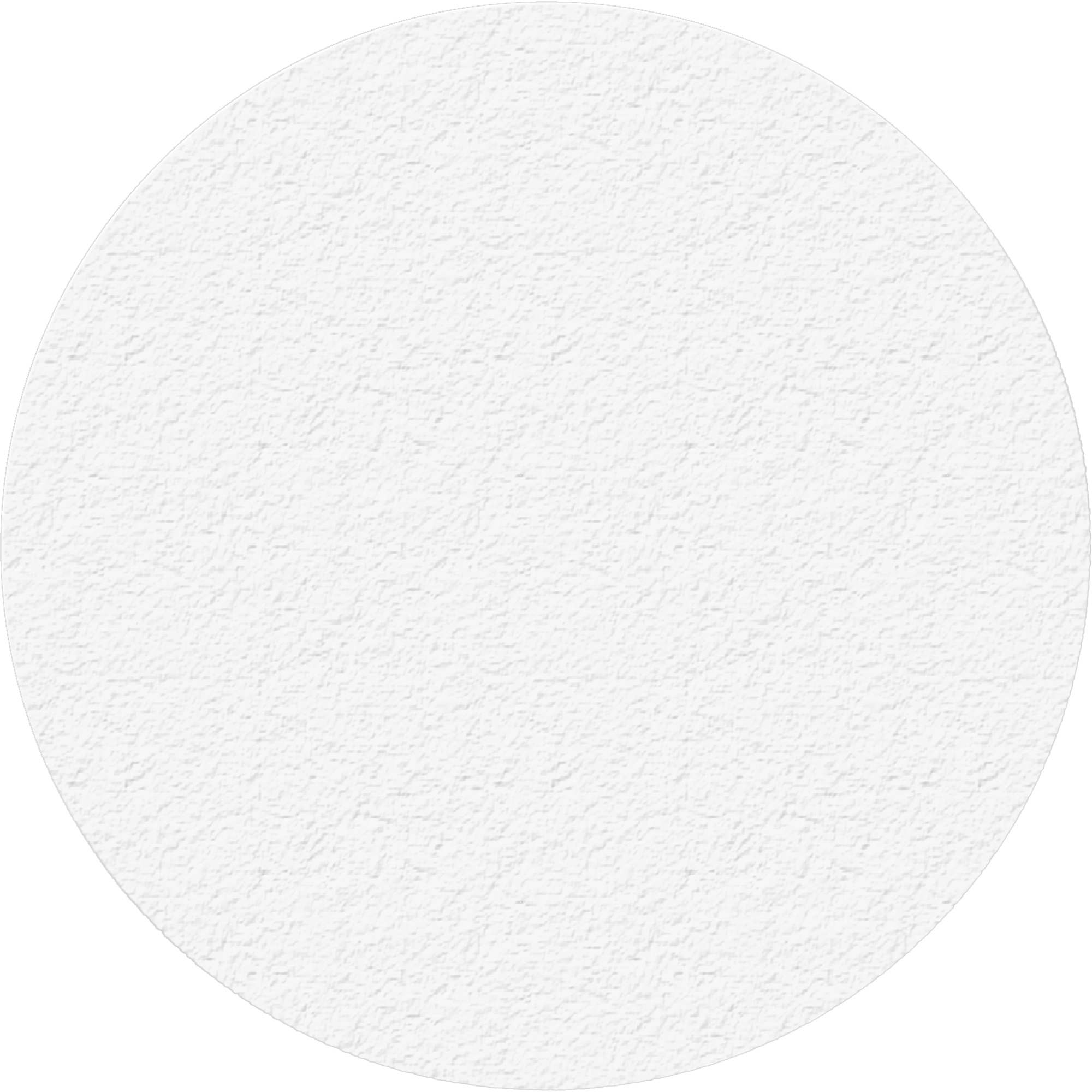 Marqueurs de fabrication allégée 5S, Cercle, 6" lo x 6" la, Blanc, Vinyle