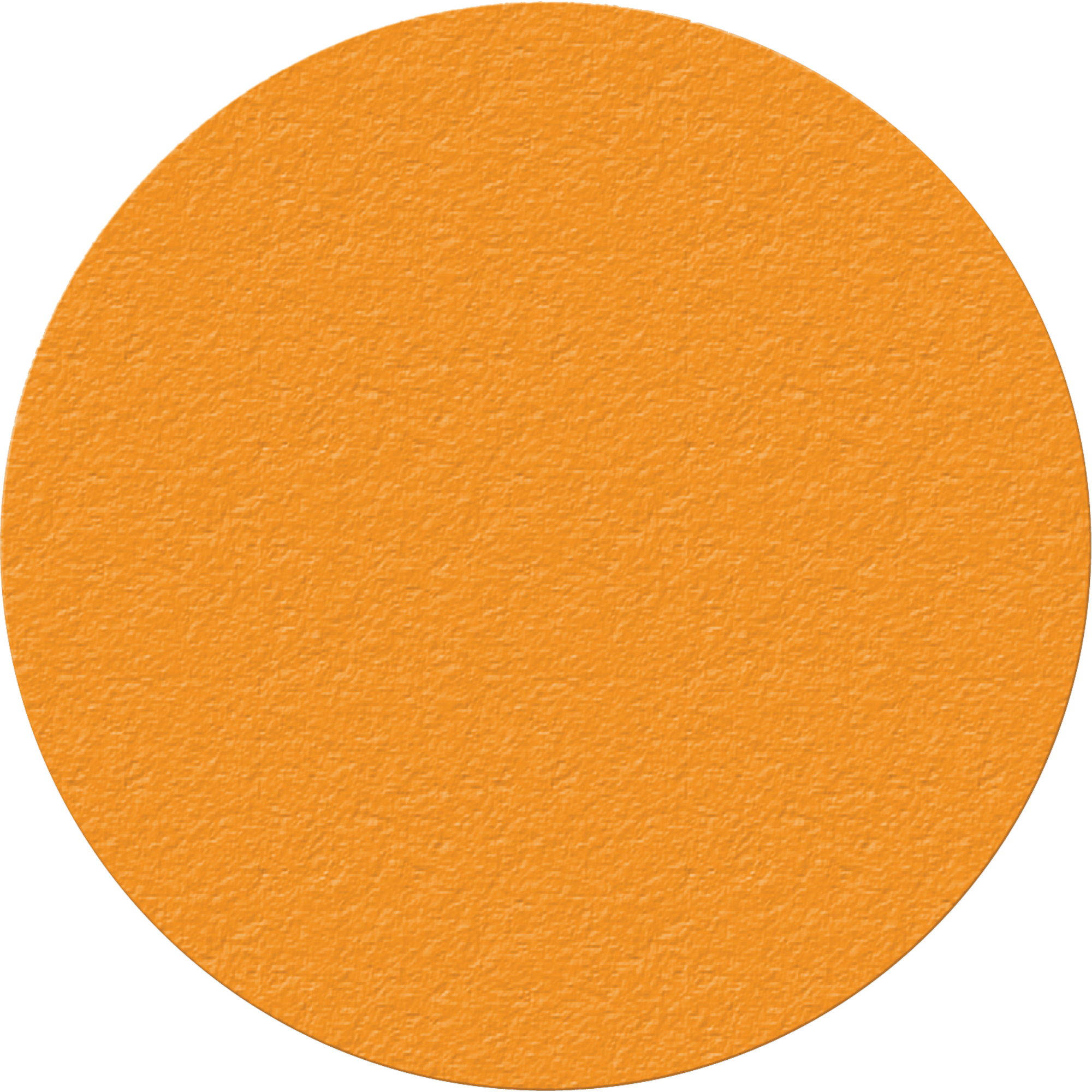 Marqueurs de fabrication allégée 5S, Cercle, 6" lo x 6" la, Orange, Vinyle