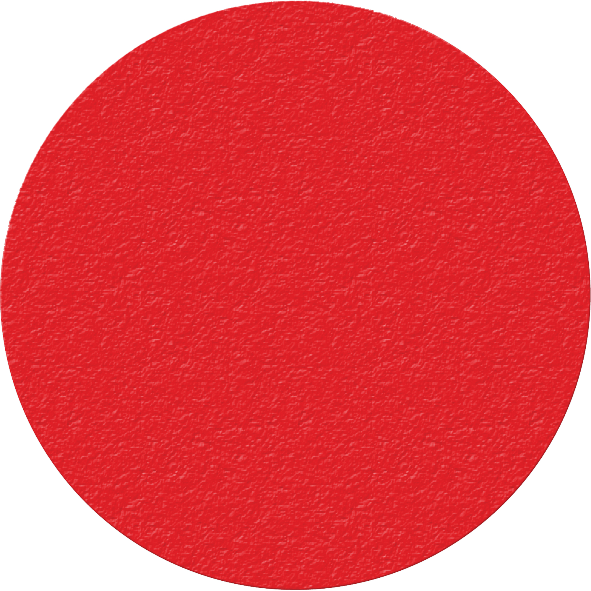 Marqueurs de fabrication allégée 5S, Cercle, 6" lo x 6" la, Rouge, Vinyle