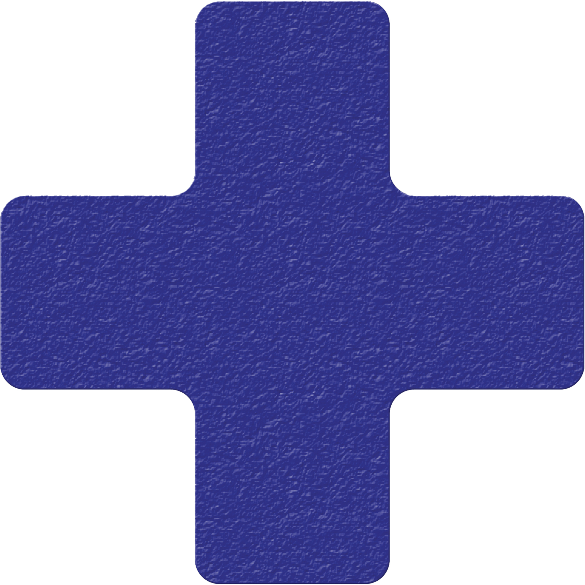 Marqueurs de fabrication allégée 5S, Croix, 6" lo x 6" la, Bleu, Vinyle