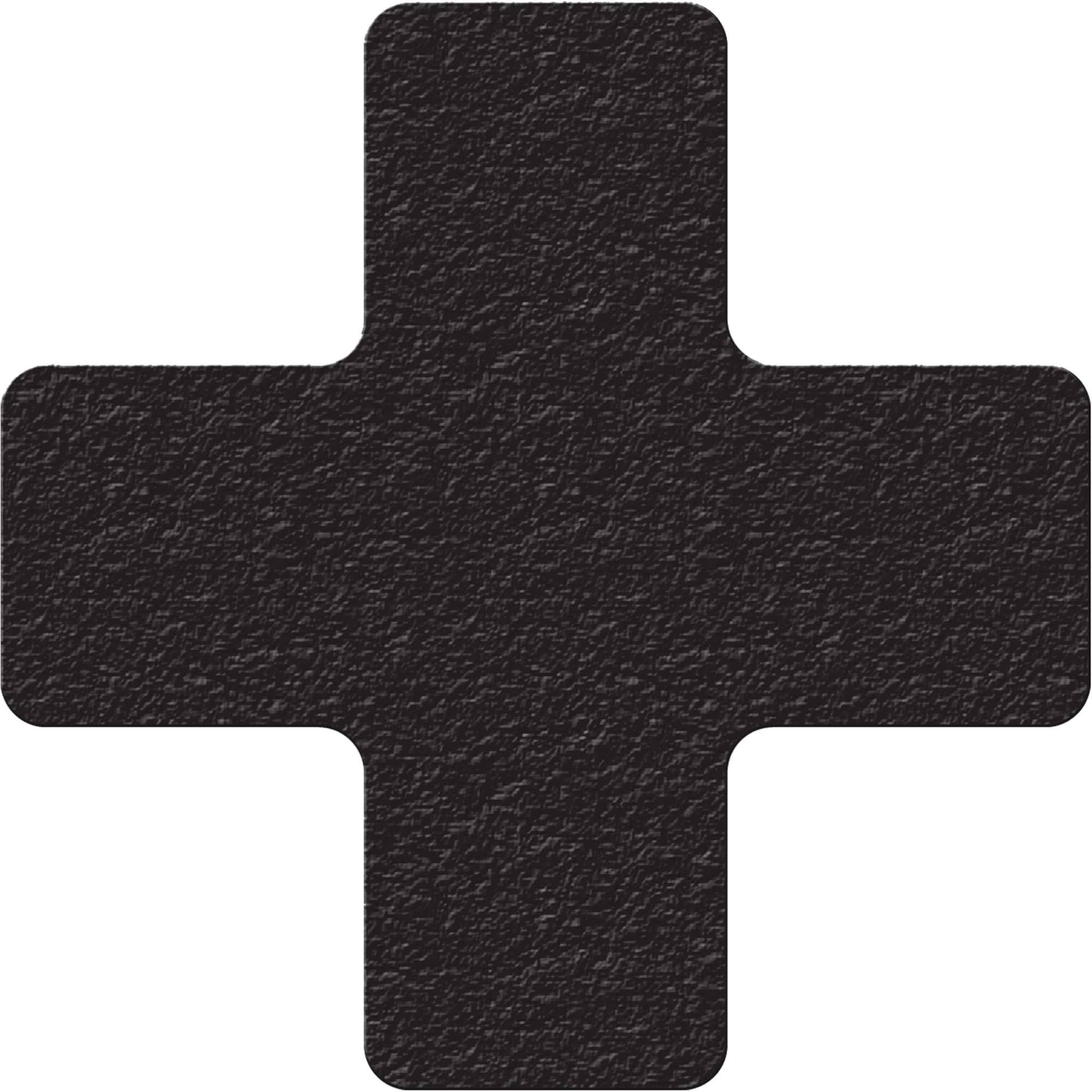 Marqueurs de fabrication allégée 5S, Croix, 6" lo x 6" la, Noir, Vinyle