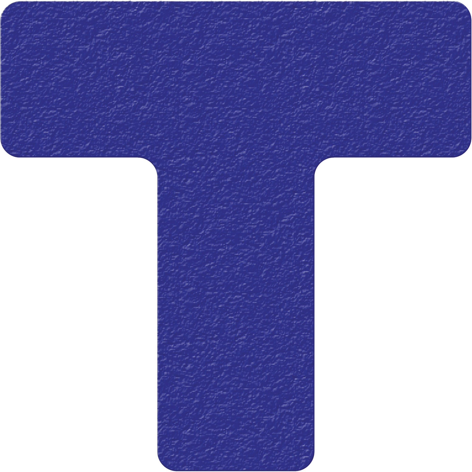 Marqueurs de fabrication allégée 5S, T, 6" lo x 6" la, Bleu, Vinyle
