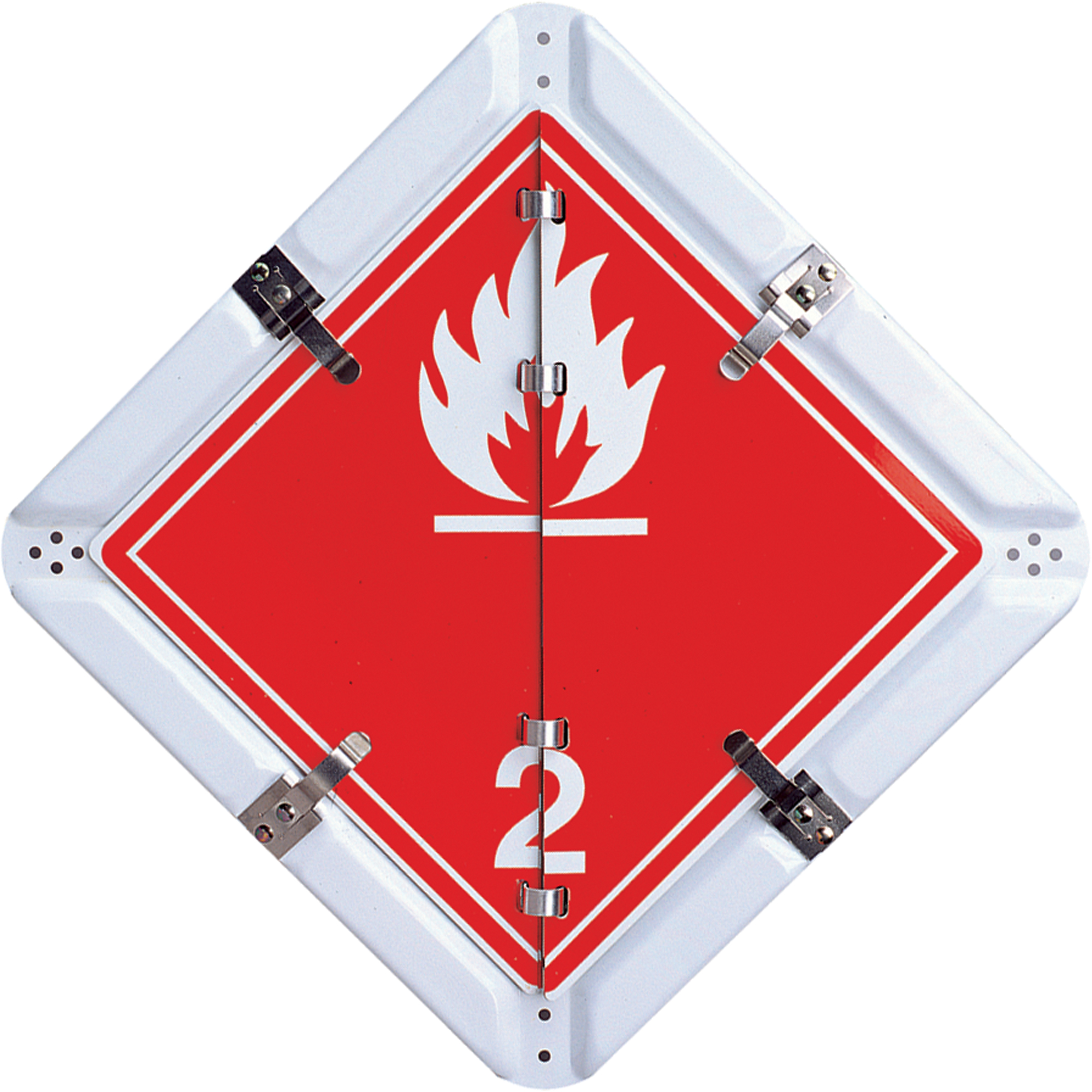 Plaque-étiquette avec 5 légendes interchangeables, Aluminium