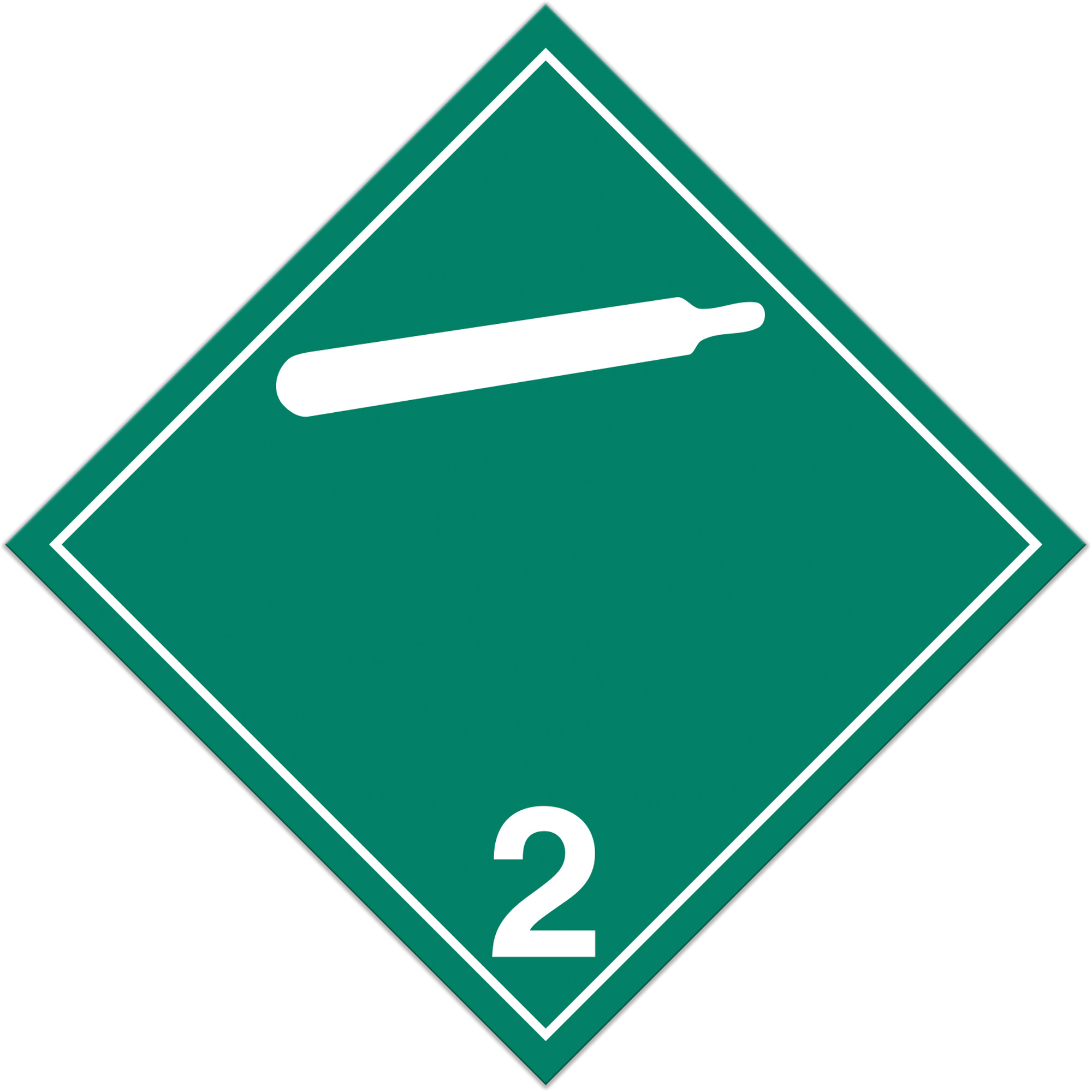 Plaque-étiquette TMD gaz ininflammables & non toxiques, Aluminium