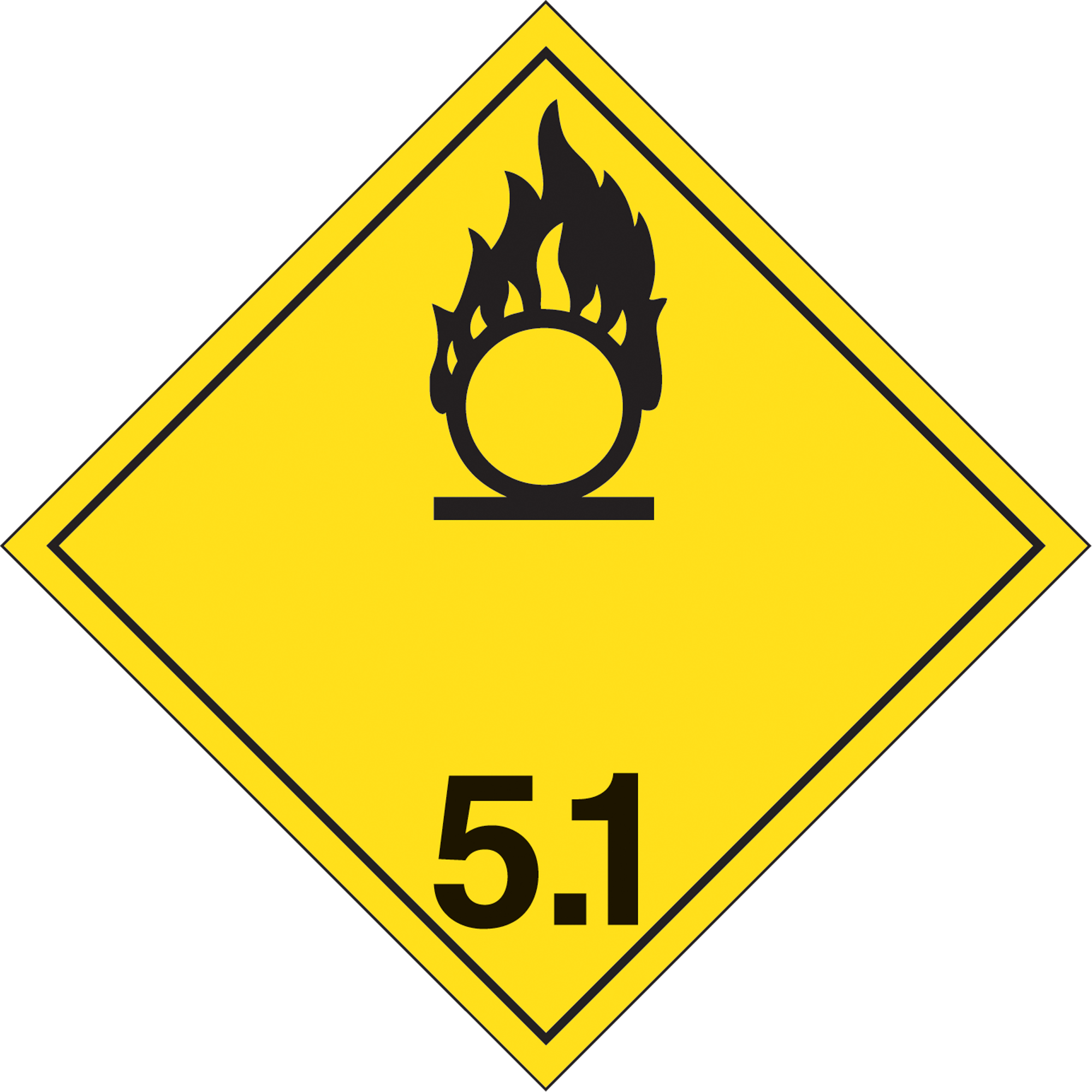 Plaque-étiquette TMD substances oxidantes, Carton