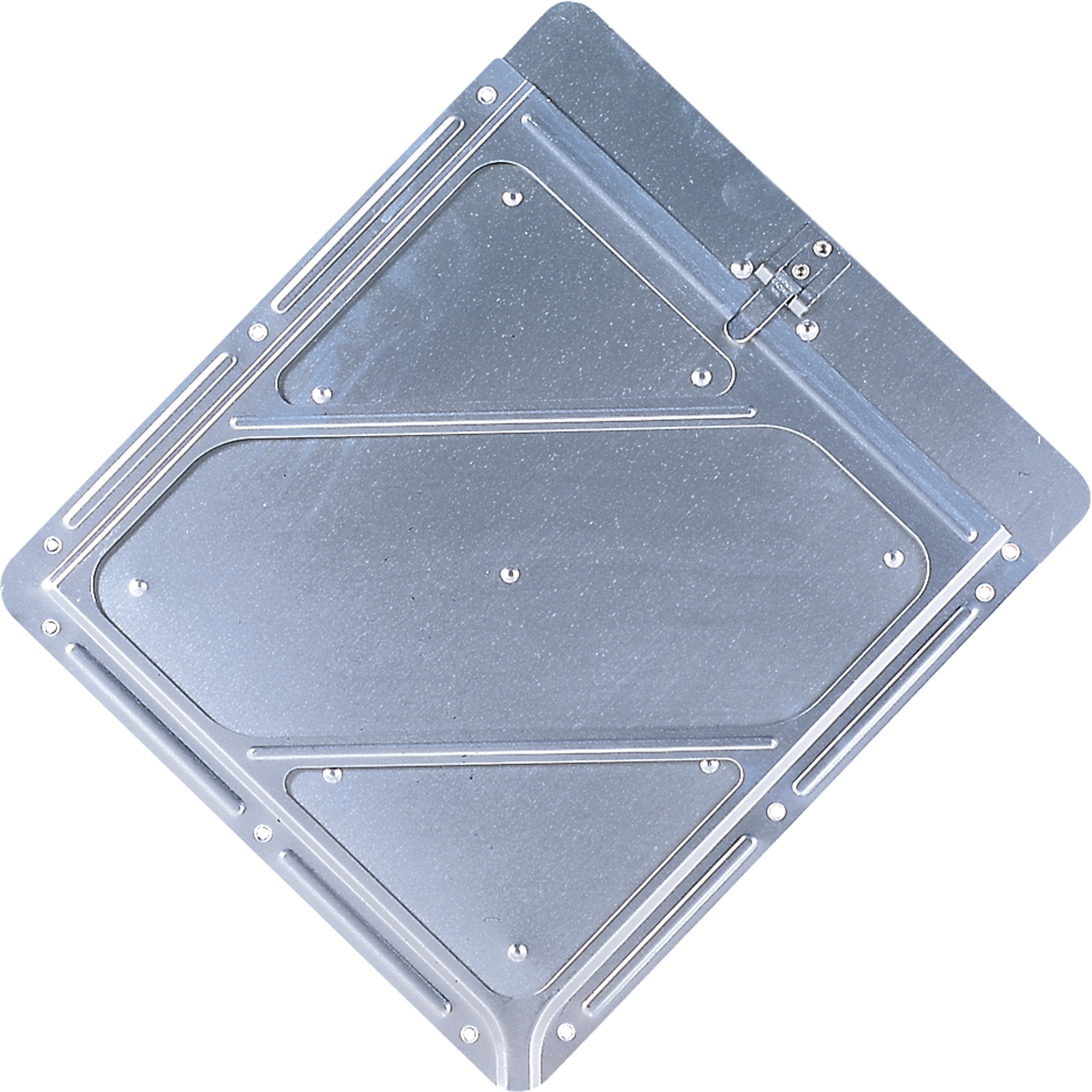 Porte-plaques, Aluminium