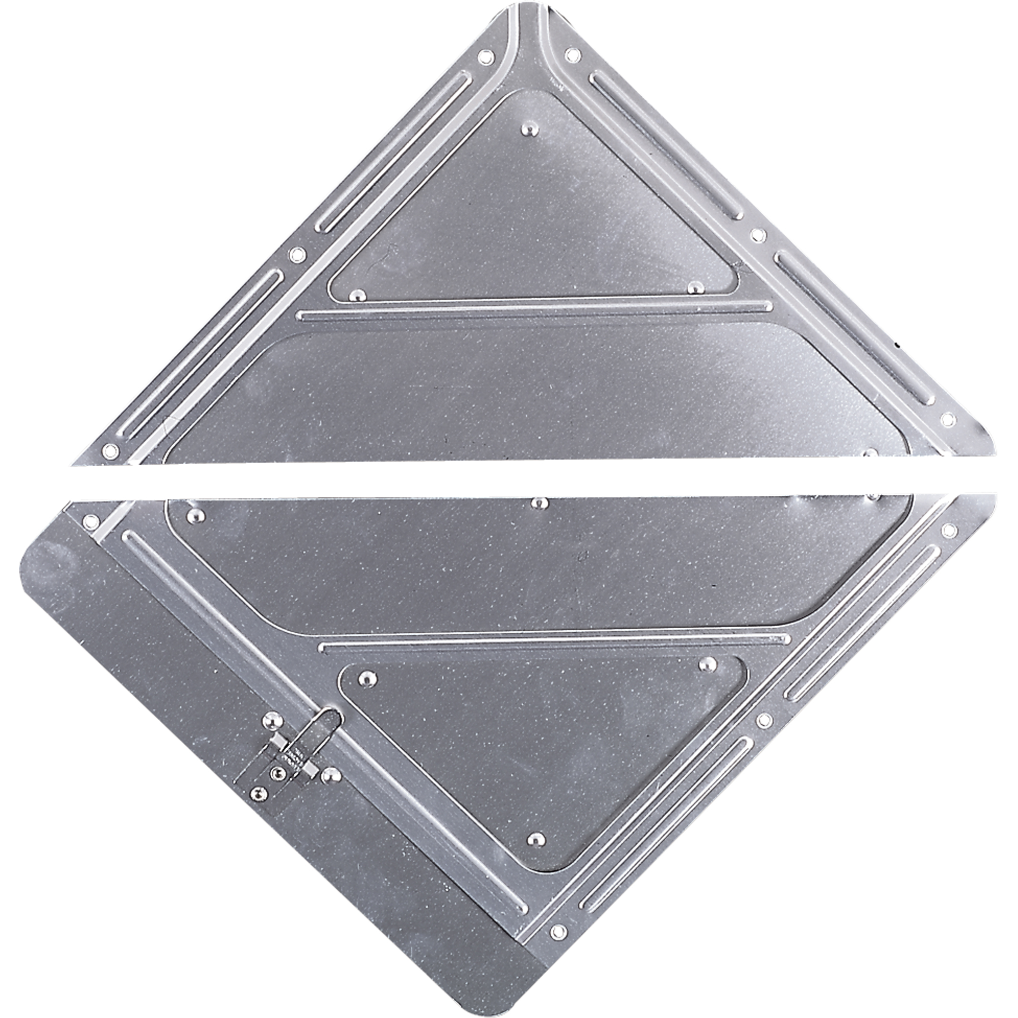 Porte-plaques, Aluminium