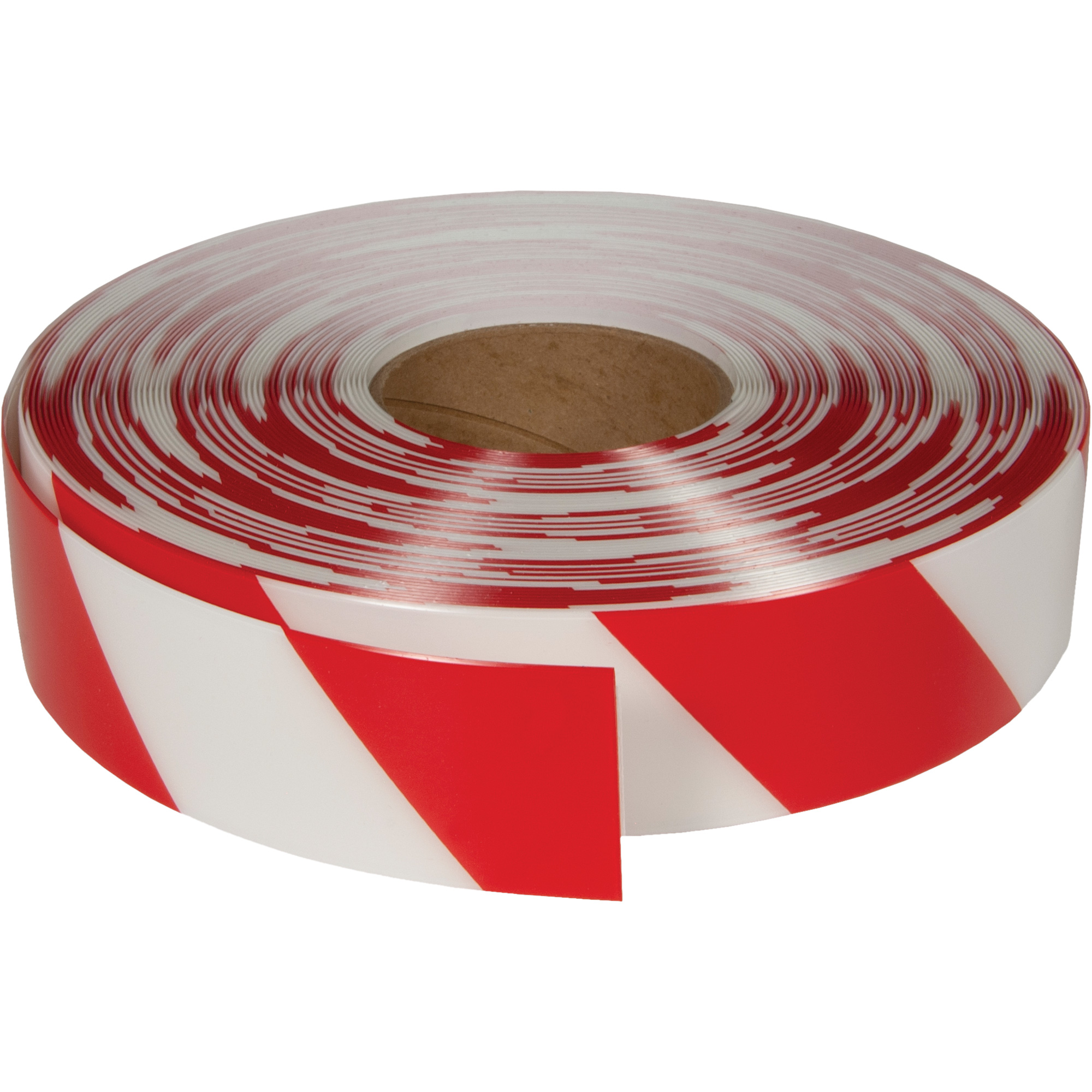 Ruban de marquage très résistant pour plancher ArmorStripeMD, 2" x 100', PVC, Rouge et blanc