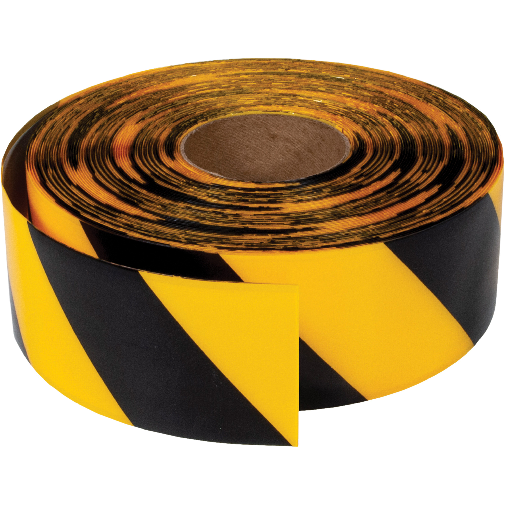 Ruban de marquage très résistant pour plancher ArmorStripeMD, 3" x 100', PVC, Noir et jaune