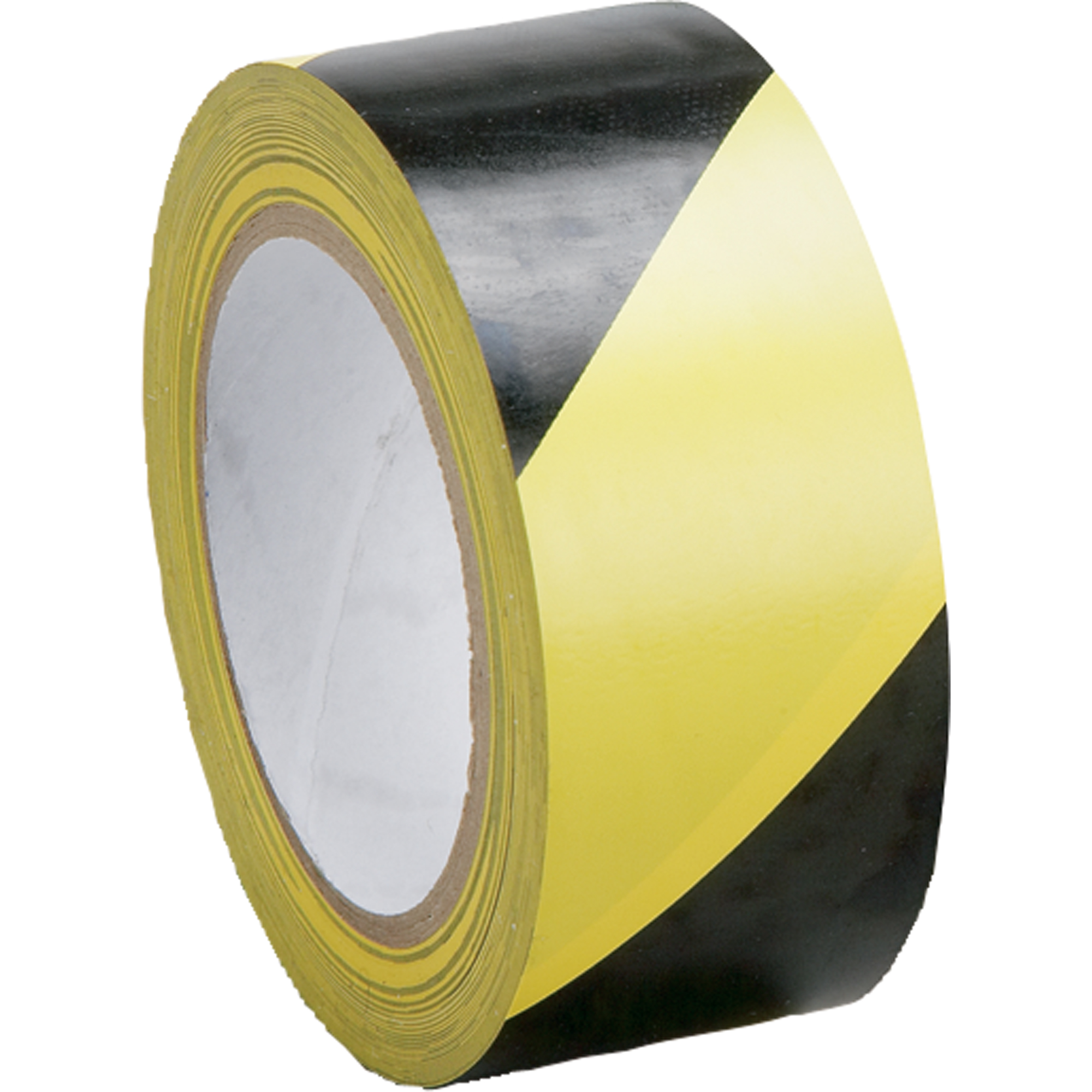 Rubans de signalisation du danger - laminé, 2" x 108', PVC, Noir et jaune