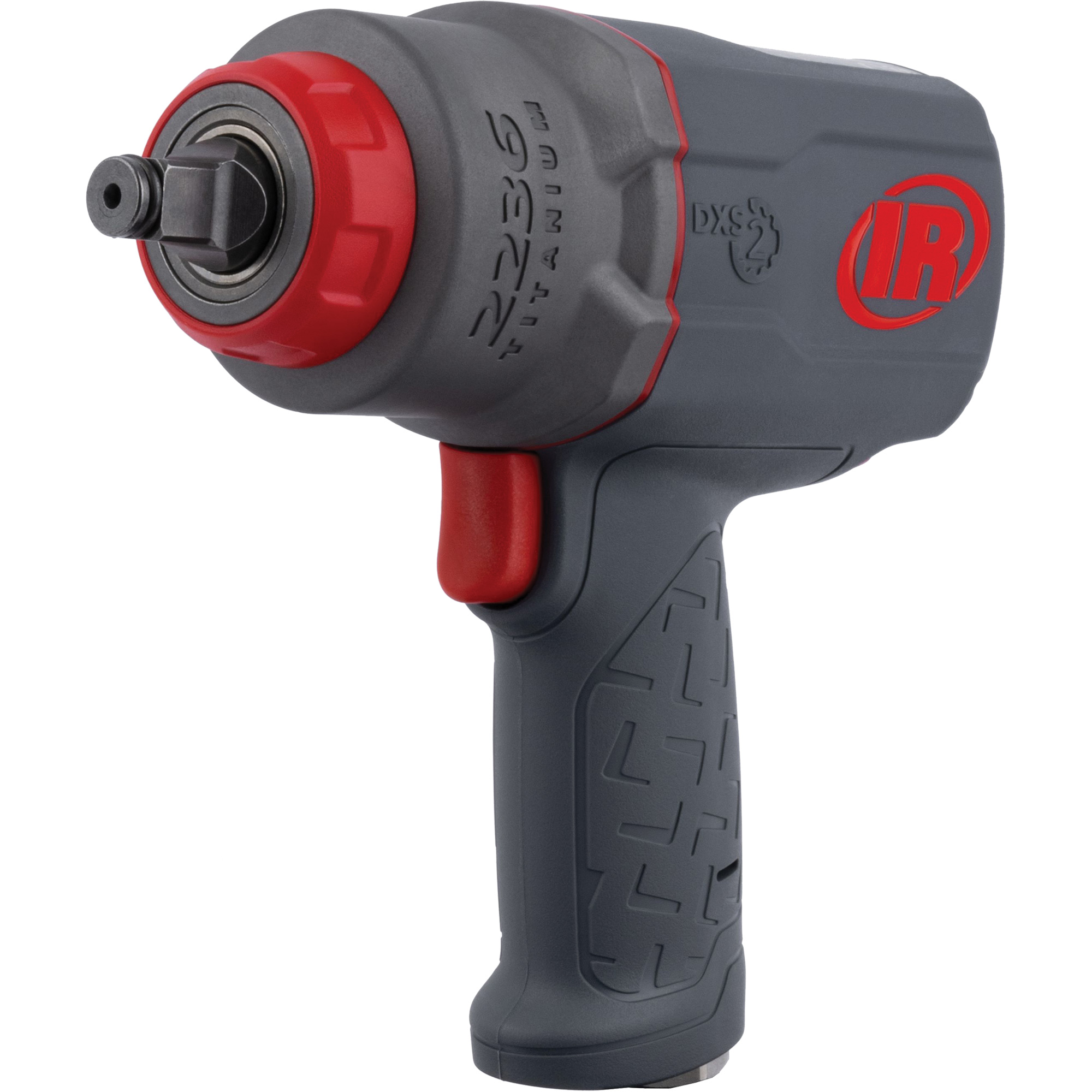 Clé à choc robuste avec anneau amortisseur, Prise 1/2", Entrée d'air 1/4" NPT, Tr/min à vide 7500