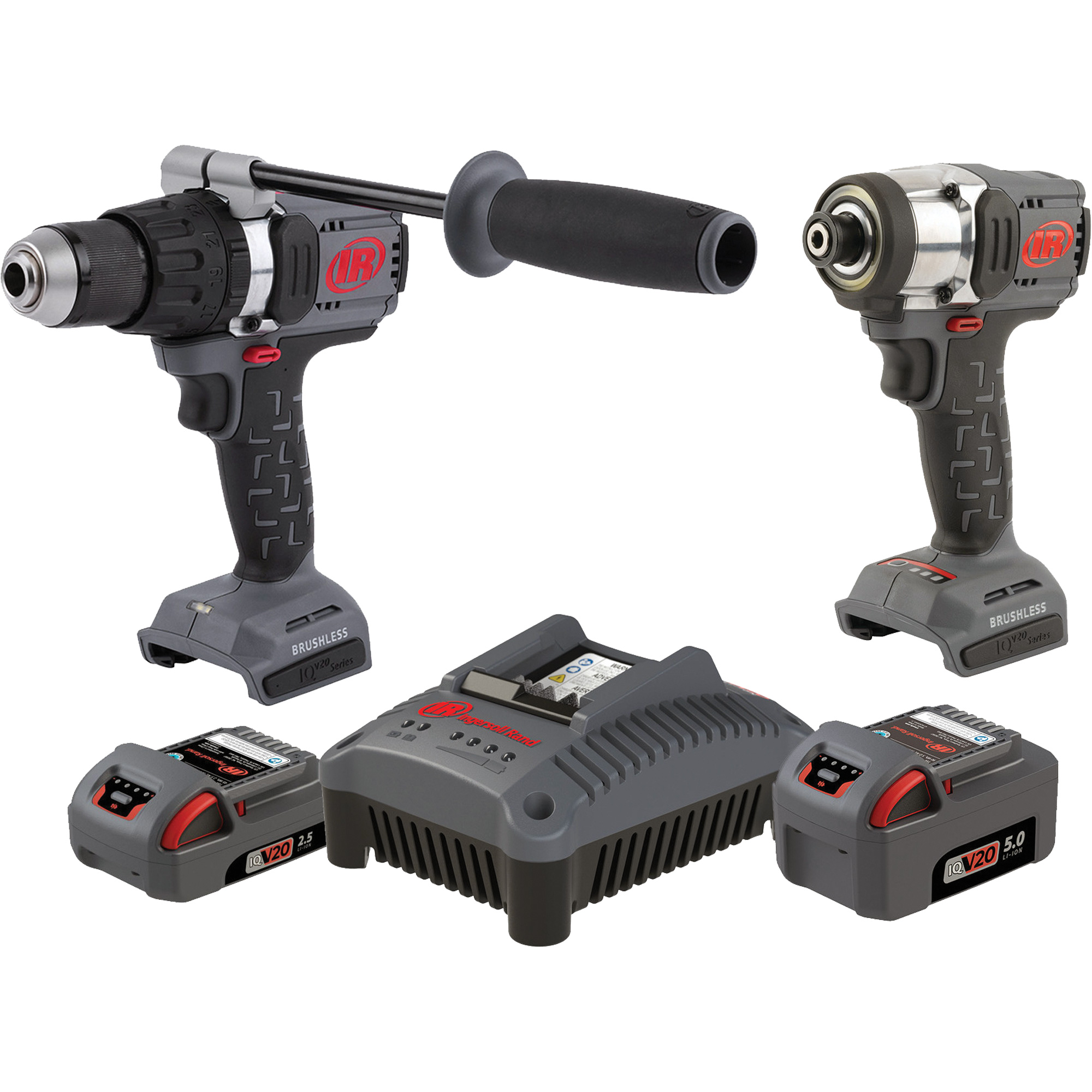 Ensemble de marteau perforateur & tournevis à chocs, Lithium-ion, 20 V