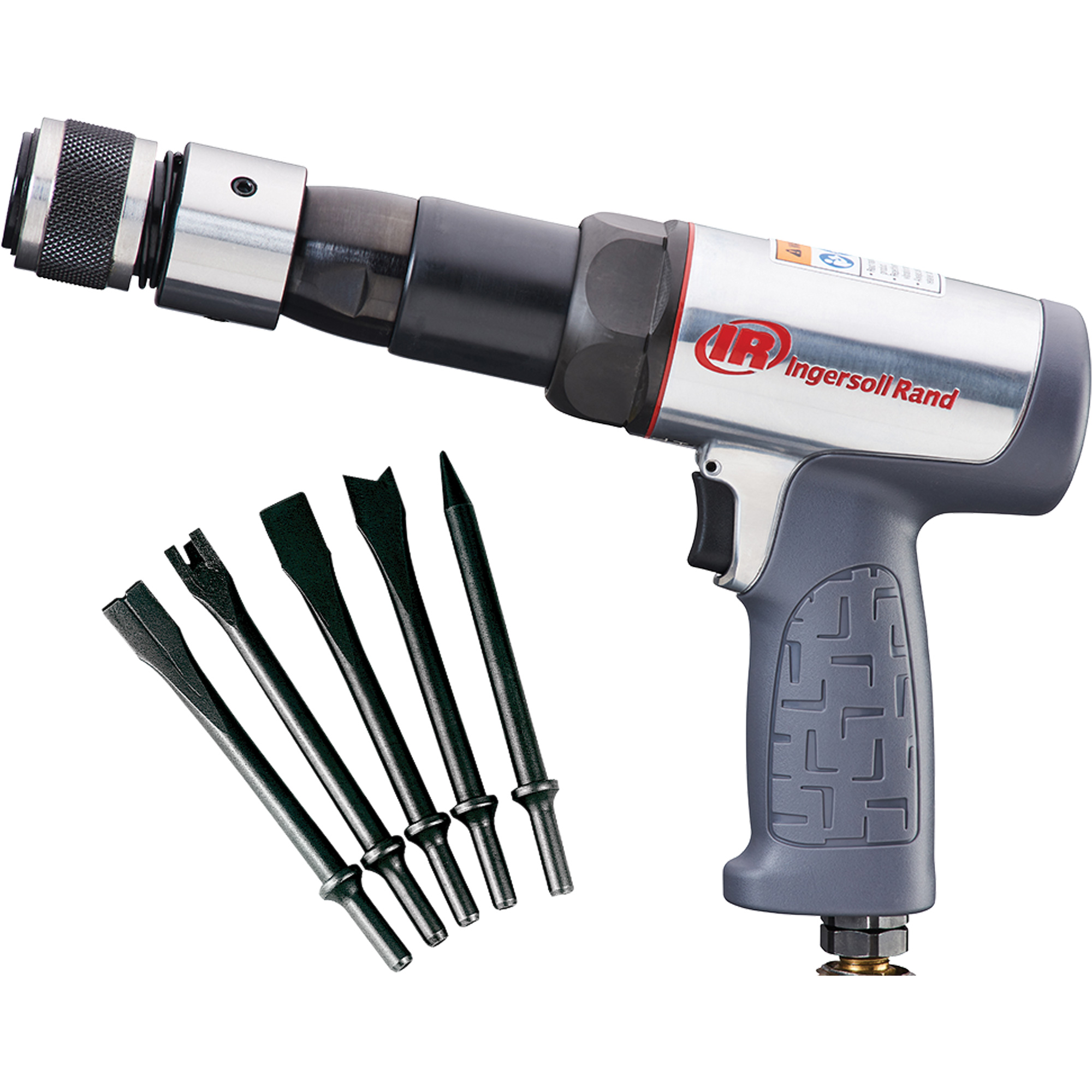 Ensemble de marteau pneumatique, 23,8 pi³/min, 1/4" NPTF, 2530 coups/min, 3/4" x 3-1/2" (19 mm x 89 mm)