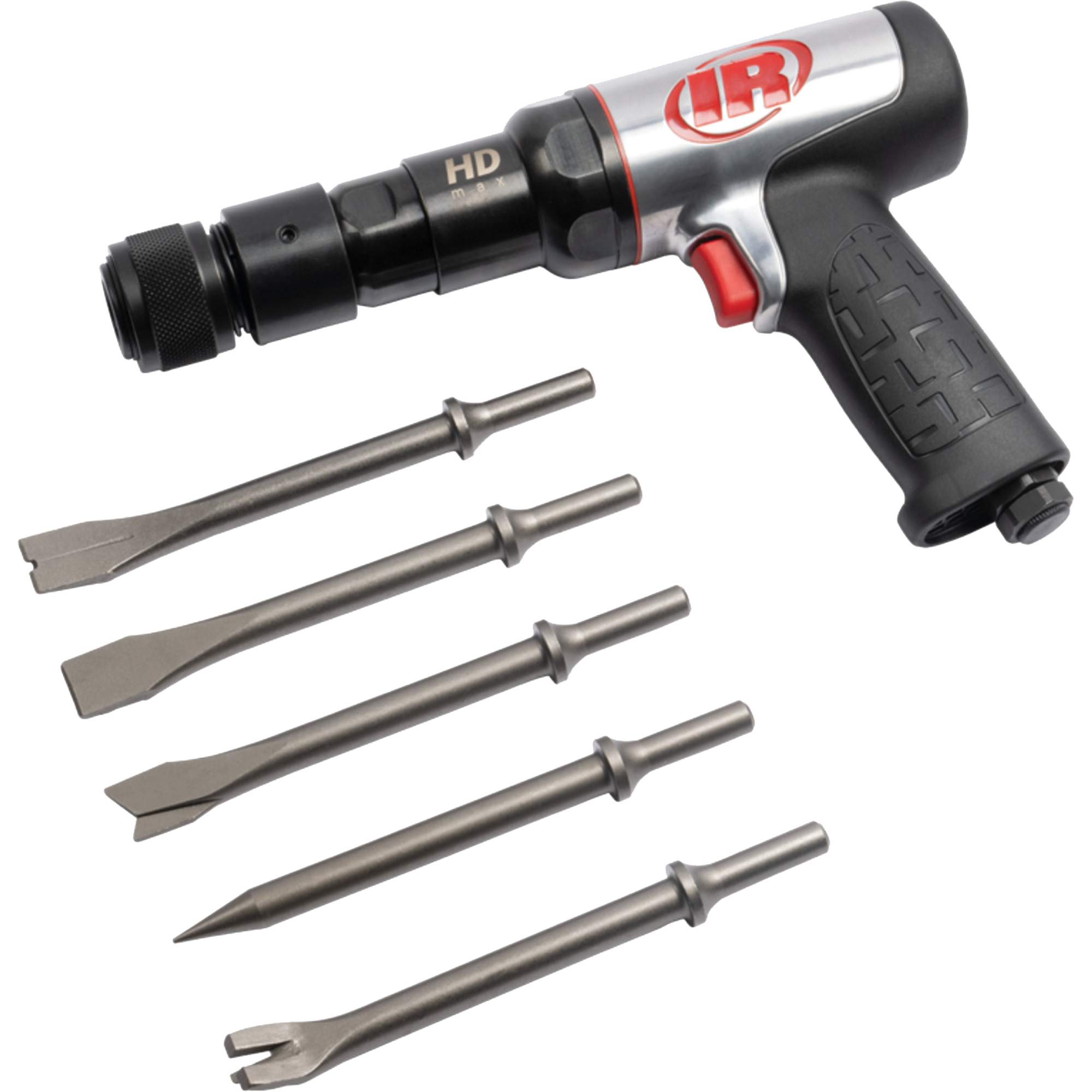 Ensemble de marteau pneumatique avec ciseau 5 mcx, 2,66 pi, cu/min, 1/4" NPT, 2600 coups/min, 3/4" x 3" (19mm x 76mm)