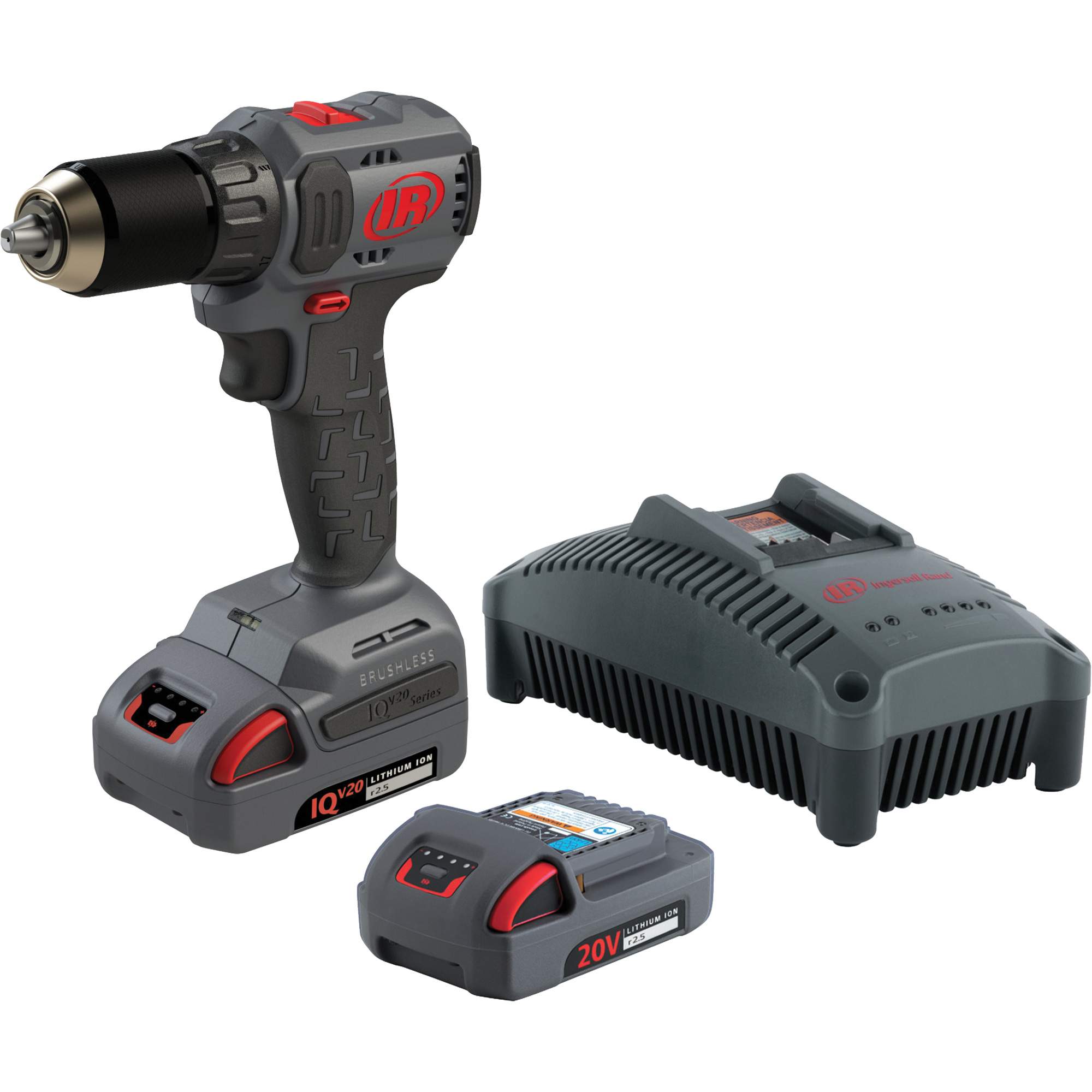 Ensemble de perceuse-tournevis compact sans fil, Lithium-ion, 20 V, Mandrin 1/2", Couple 37 lb-pi