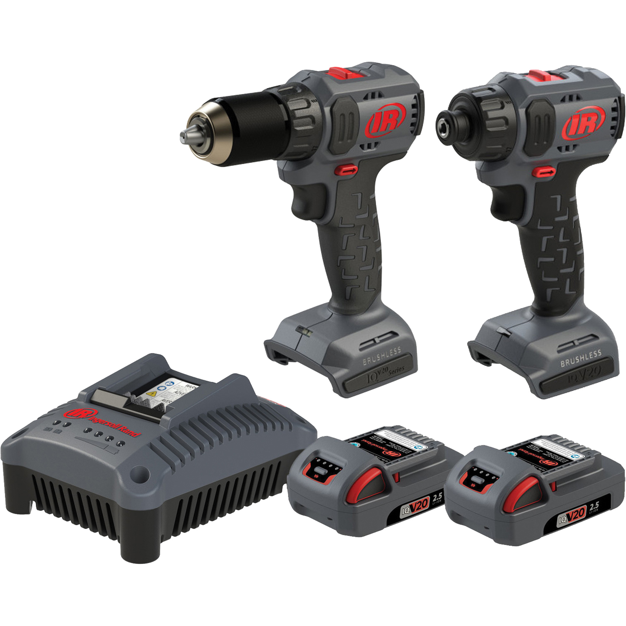 Ensemble d'outils compacts sans fil perceuse & tournevis, Lithium-ion, 20 V