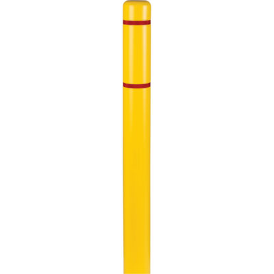 Capuchons en polyethylene pour borne de protection, 4-1/2" dia. x 52" l, Jaune