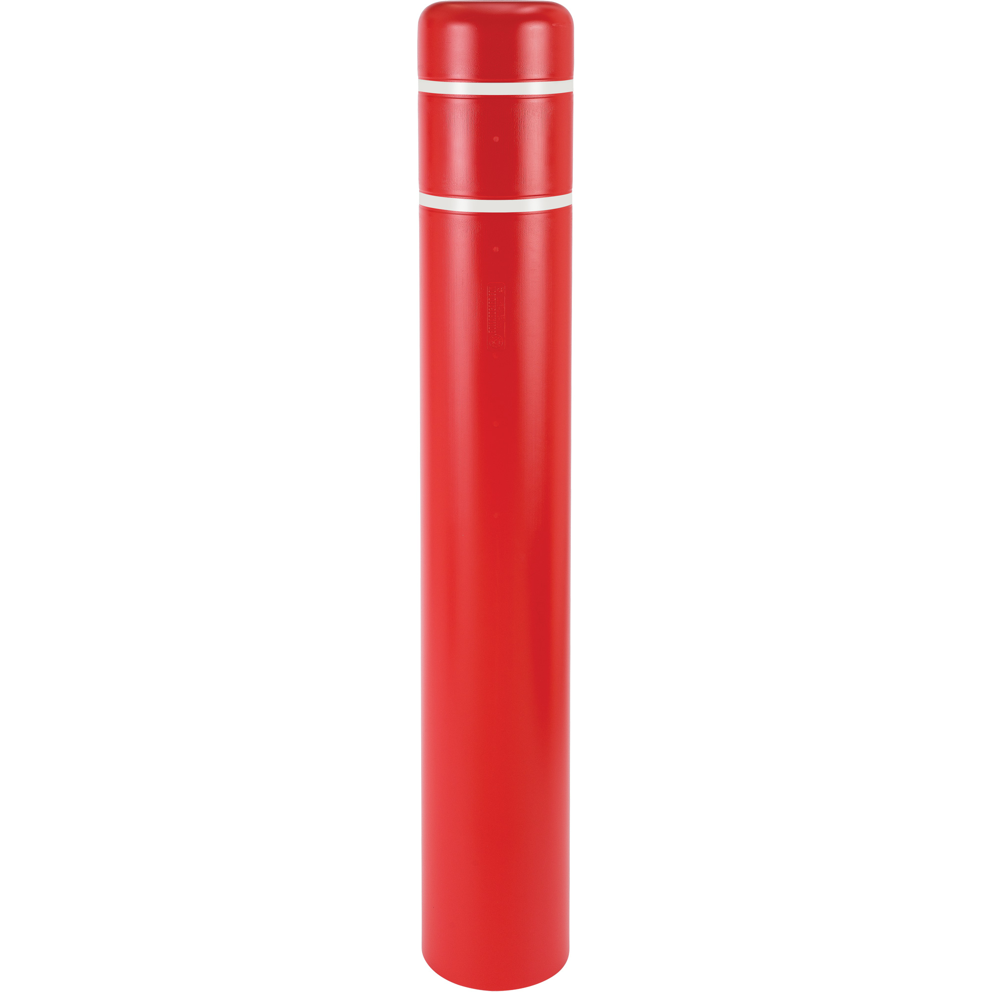 Capuchons en polyethylene pour borne de protection, 4-1/2" dia. x 52" l, Rouge