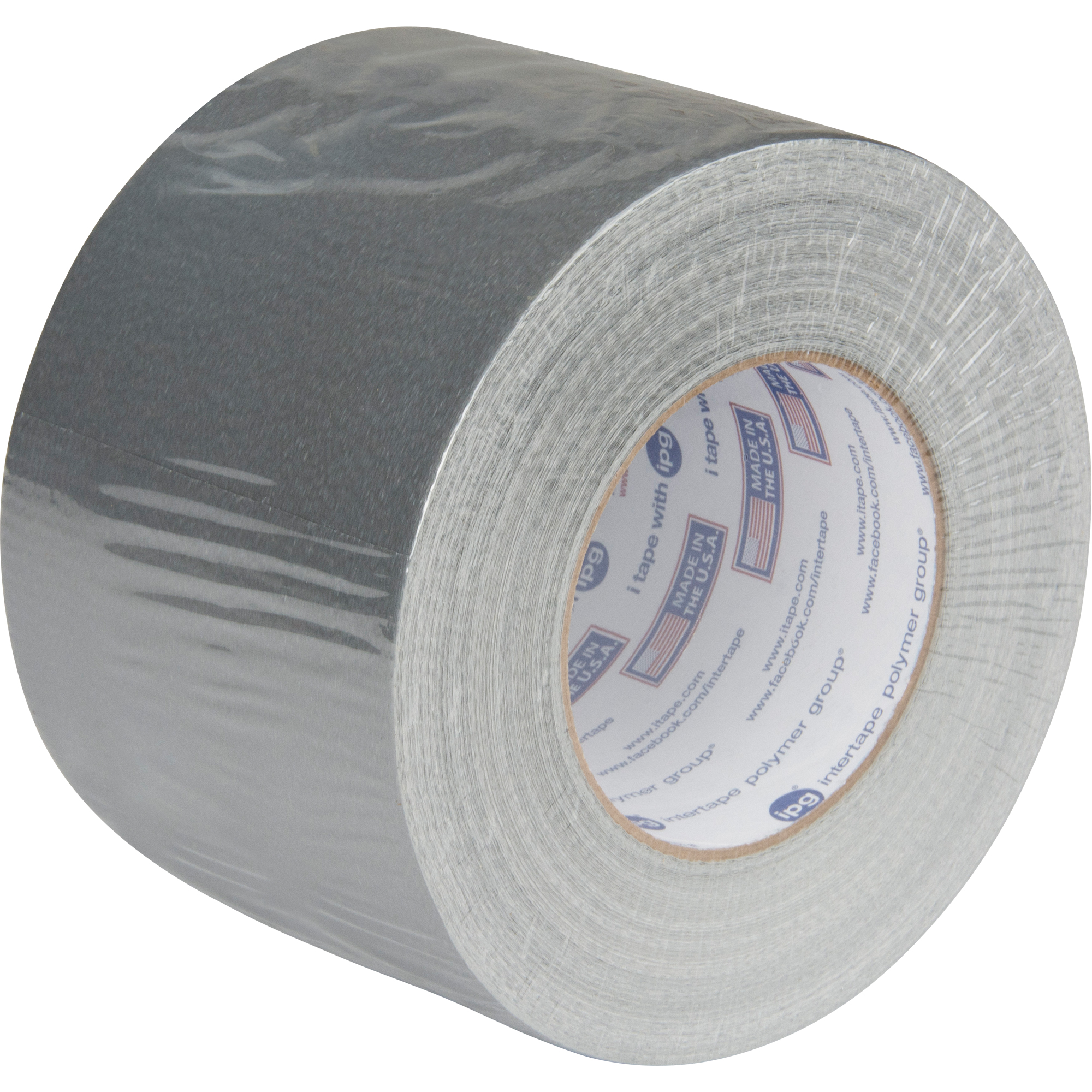 Ruban adhésif de catégorie utilitaire AC20, 9 mils, Argent, 96 mm (3-3/4") x 55 m (180')