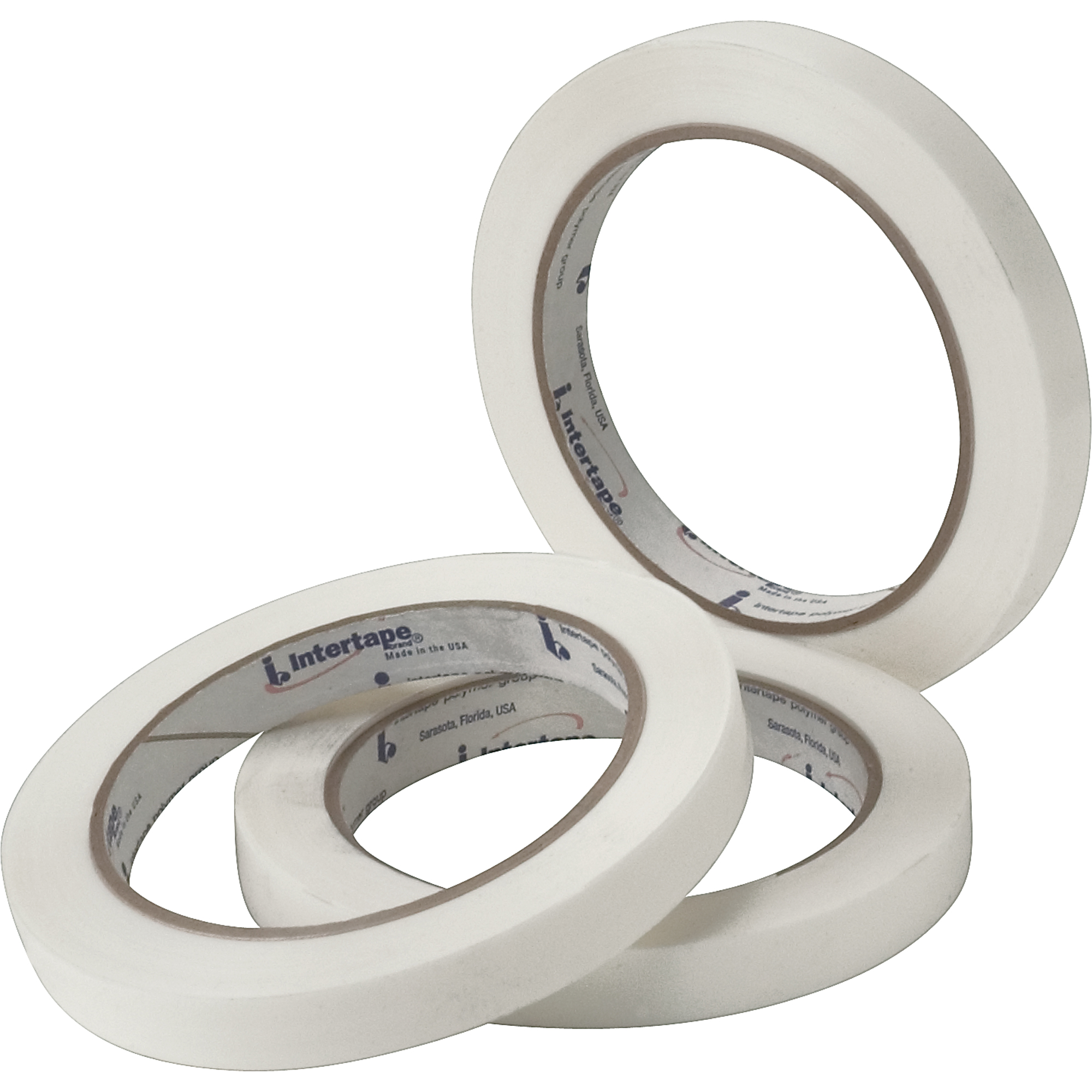 Ruban de cerclage polyvalent blanc, Épaisseur 2,7 mils, 12 mm (47/100") x 54,864 m (180')
