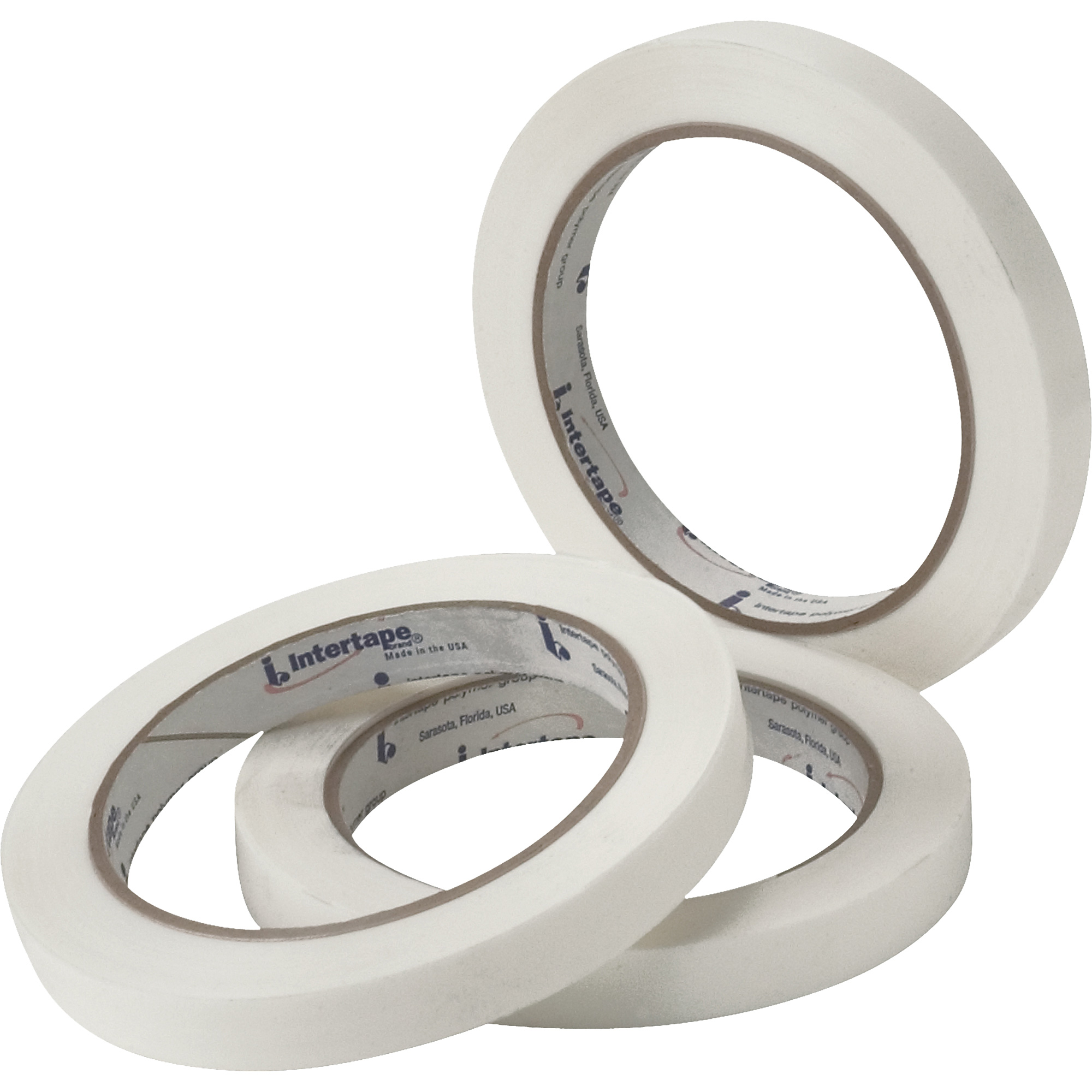 Ruban de cerclage polyvalent blanc, Épaisseur 2,7 mils, 18,288 mm (18/25") x 54,864 m (180')