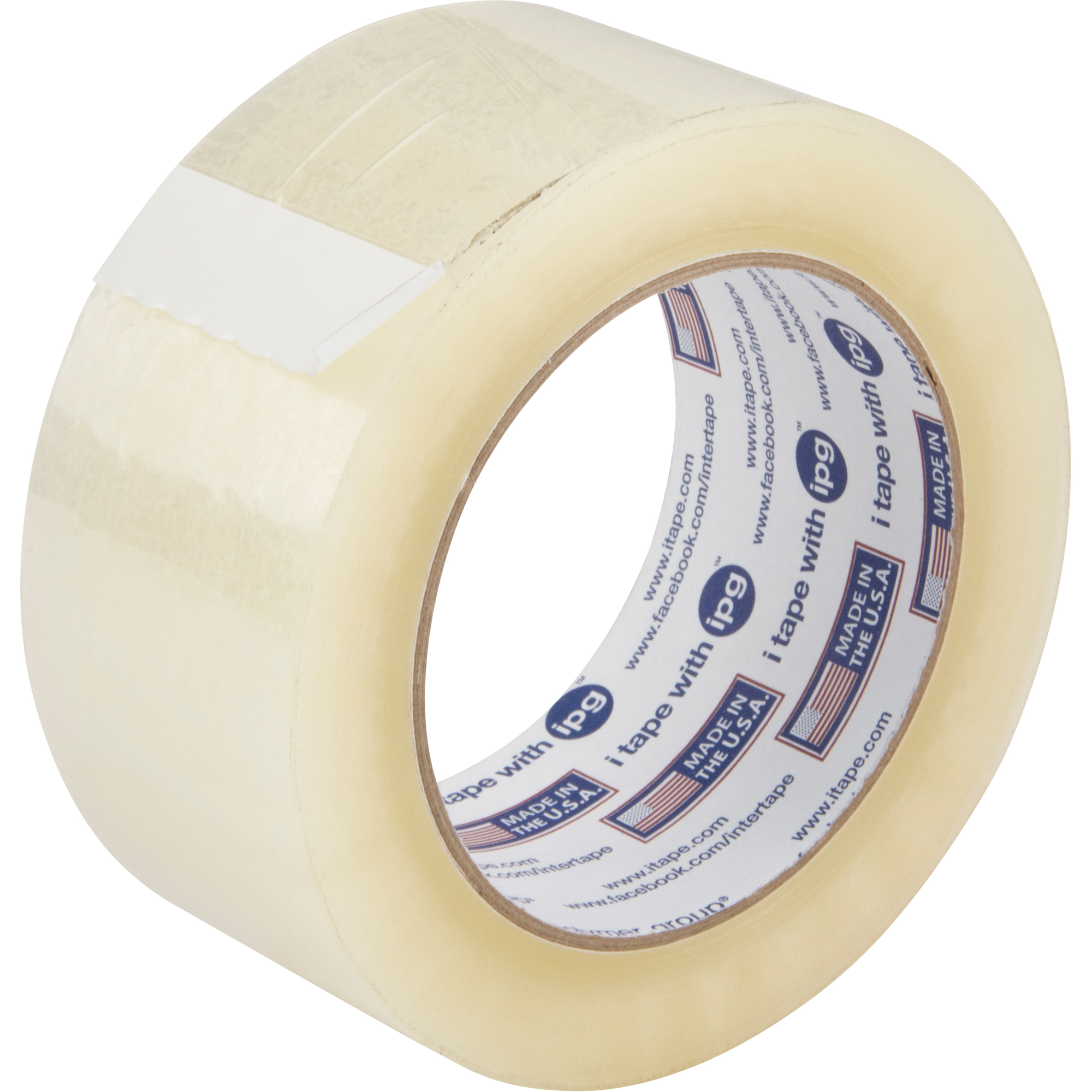 Ruban d'emballage, Adhésif Acrylique, 2 mils, 48 mm (1-22/25") x 99,97 m (328')