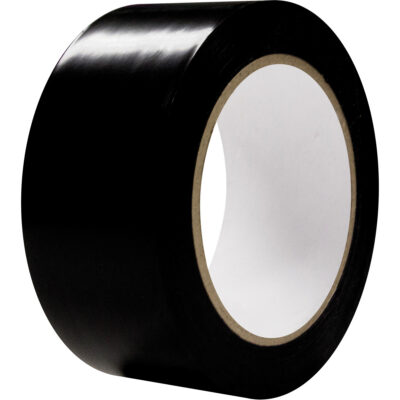 Ruban pour marquage d'allées, 2" x 108', PVC, Noir