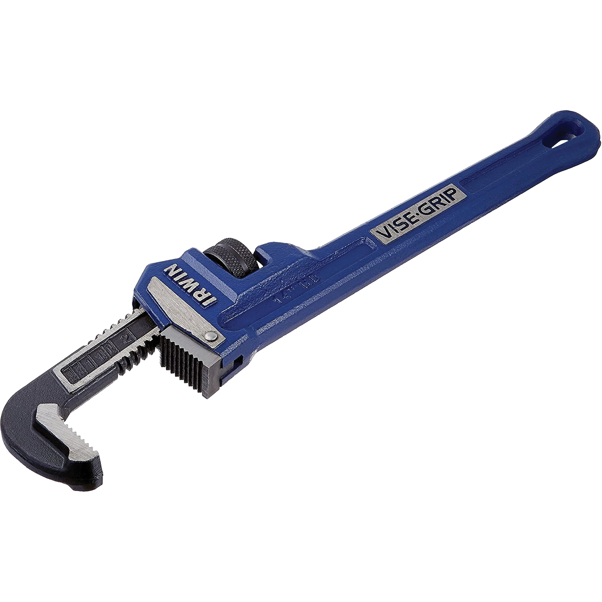 Clé à tuyaux en fonte, Cap des mâchoires 2-1/2", Longueur 18"