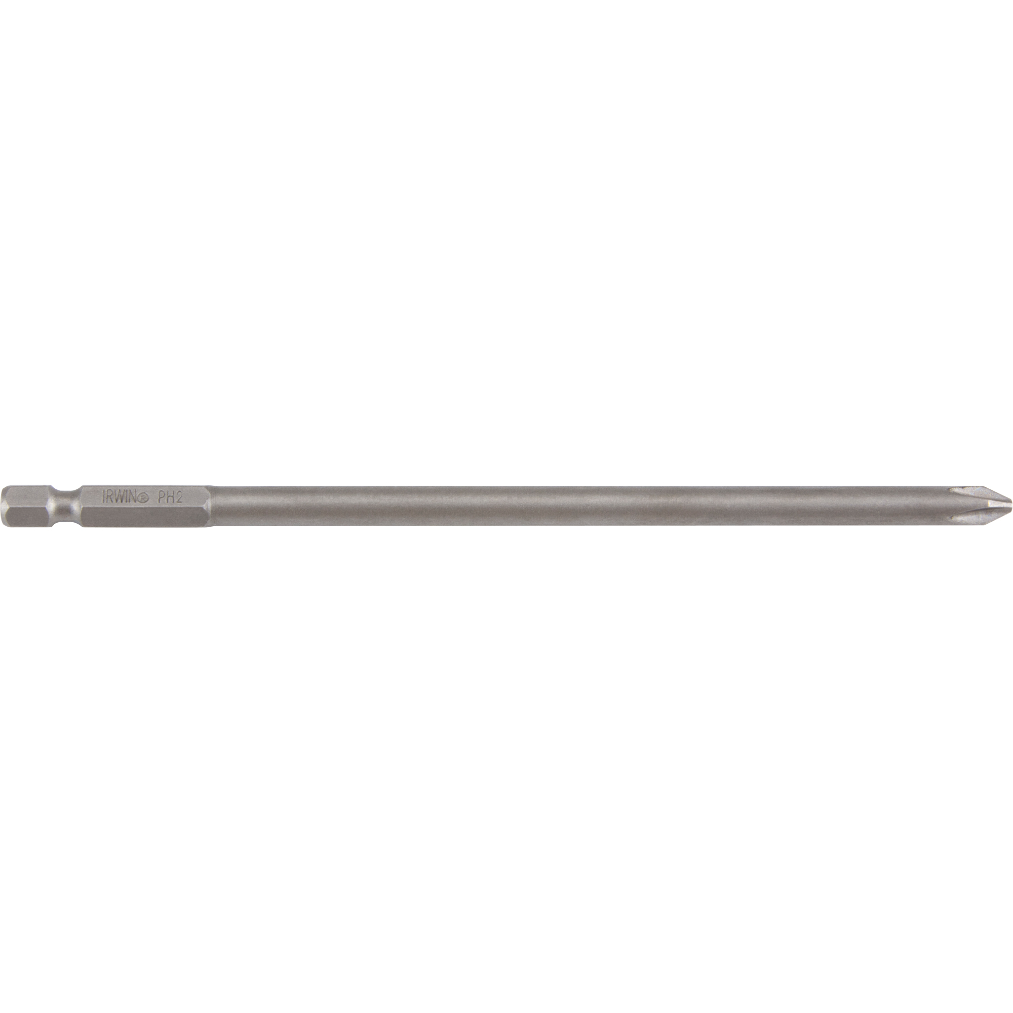 Embout pour outil électrique, Phillips, Embout #2, Prise 1/4", Longueur 6"