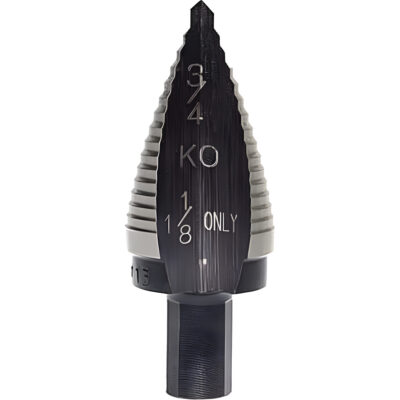 Foret étagé, 1-1/8" - 1-1/8", Incréments de 5/32", Acier rapide