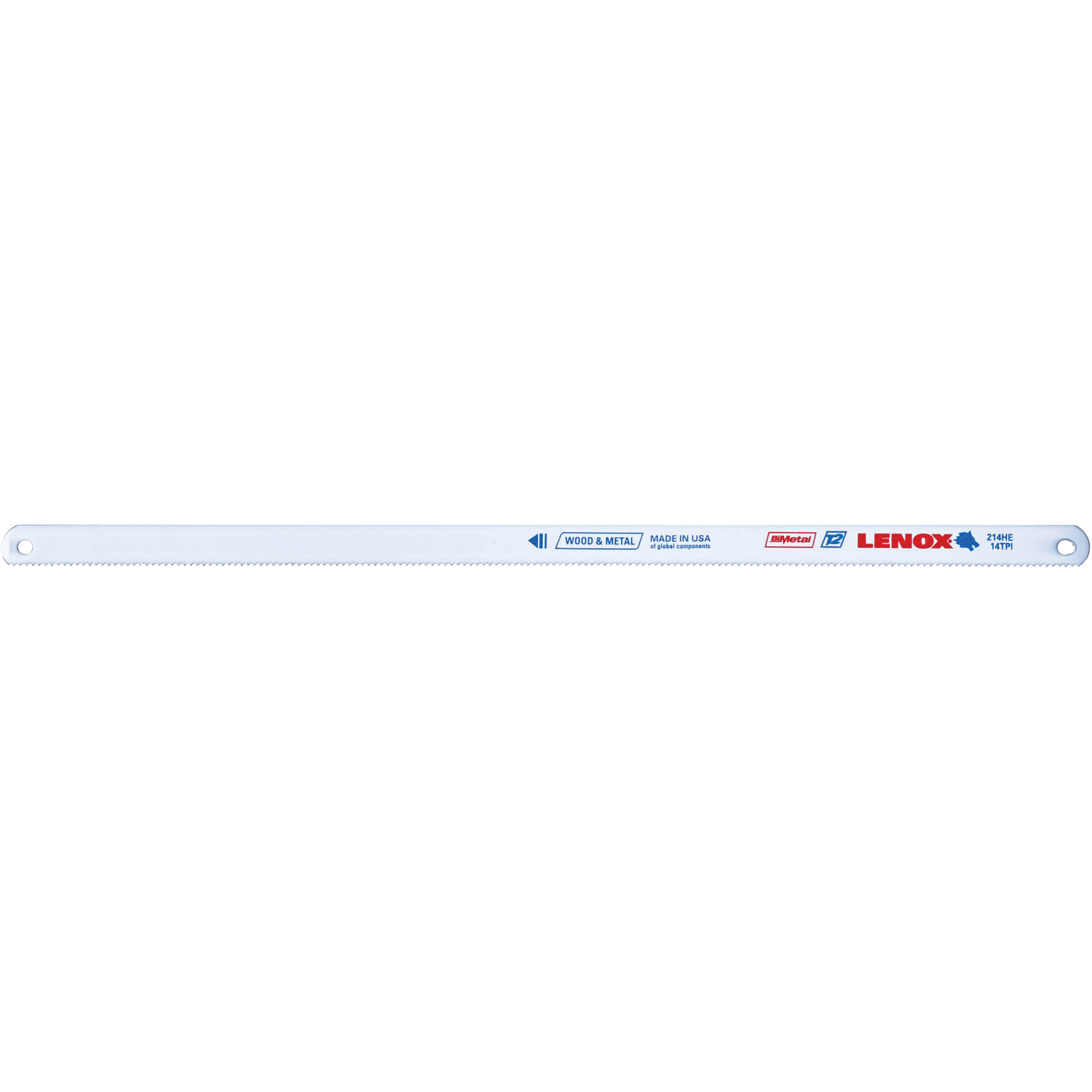 Lame de scie à métaux avec technologie T2MC, Bimétal, 12" lo, 14 dents par pouce