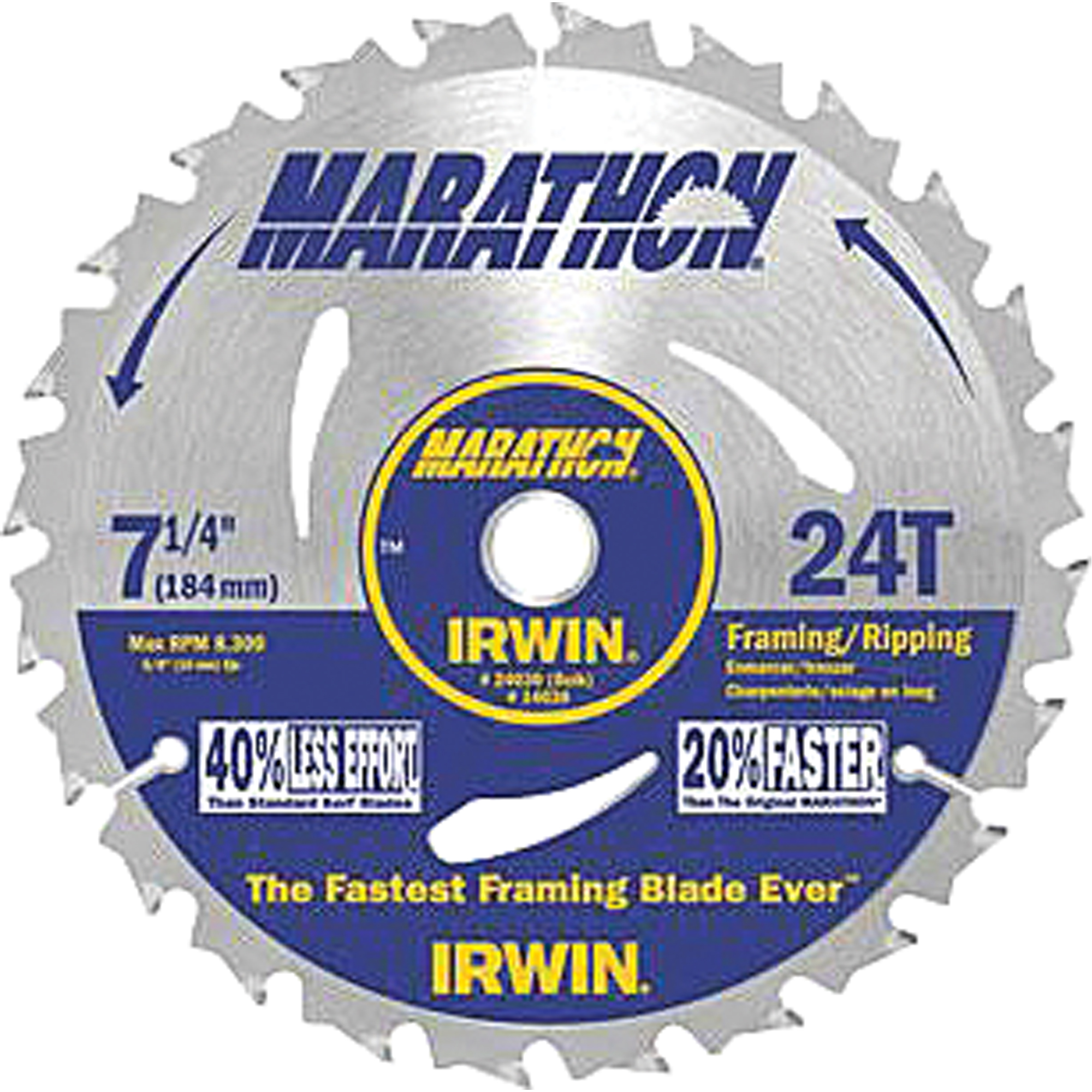 Lames de scie pour entrepreneur - Lames de scie MarathonMD, 7-1/4", 24 dents