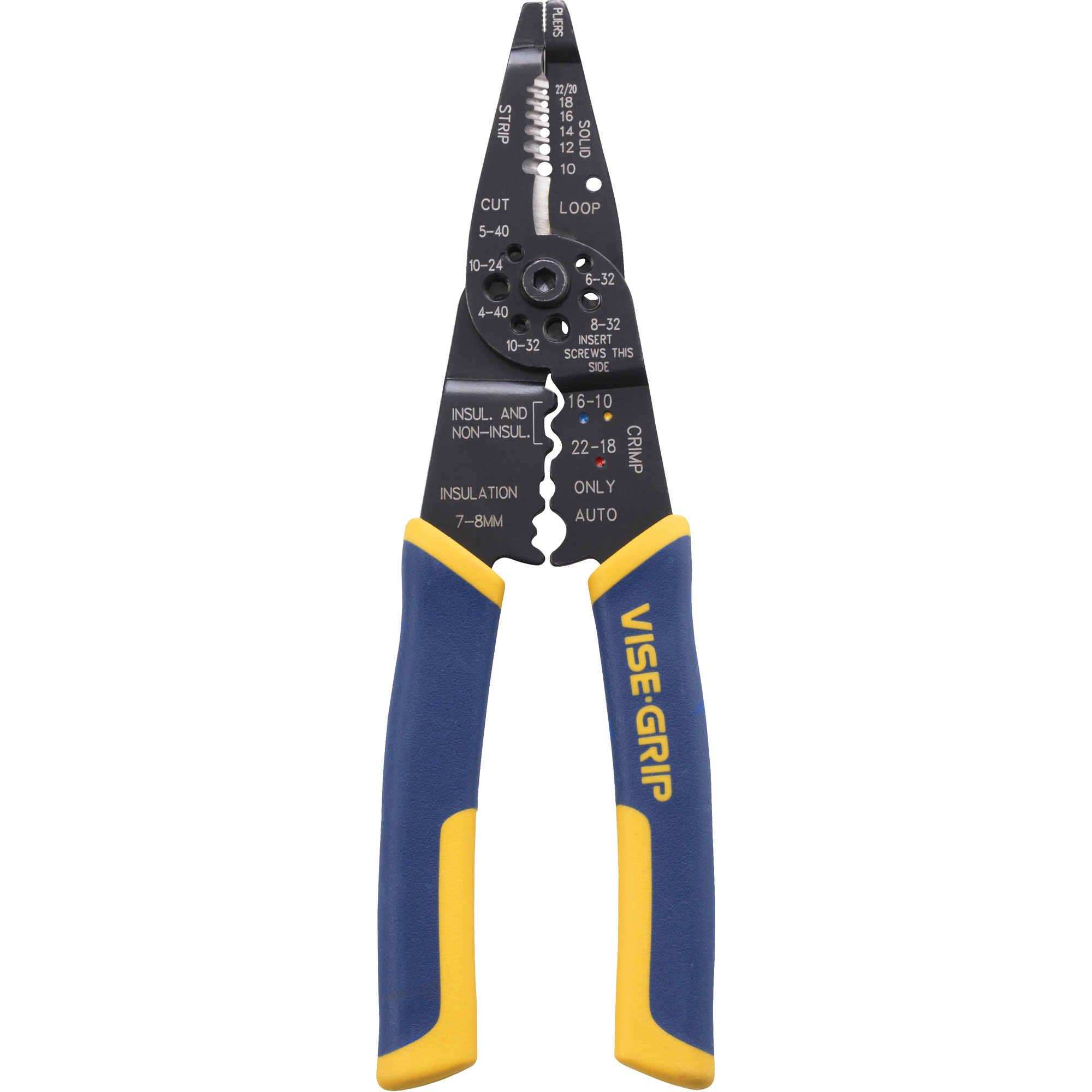 Outil polyvalent à dénuder/sertir/couper les fils, 8-1/2" lo, 10 - 22 AWG