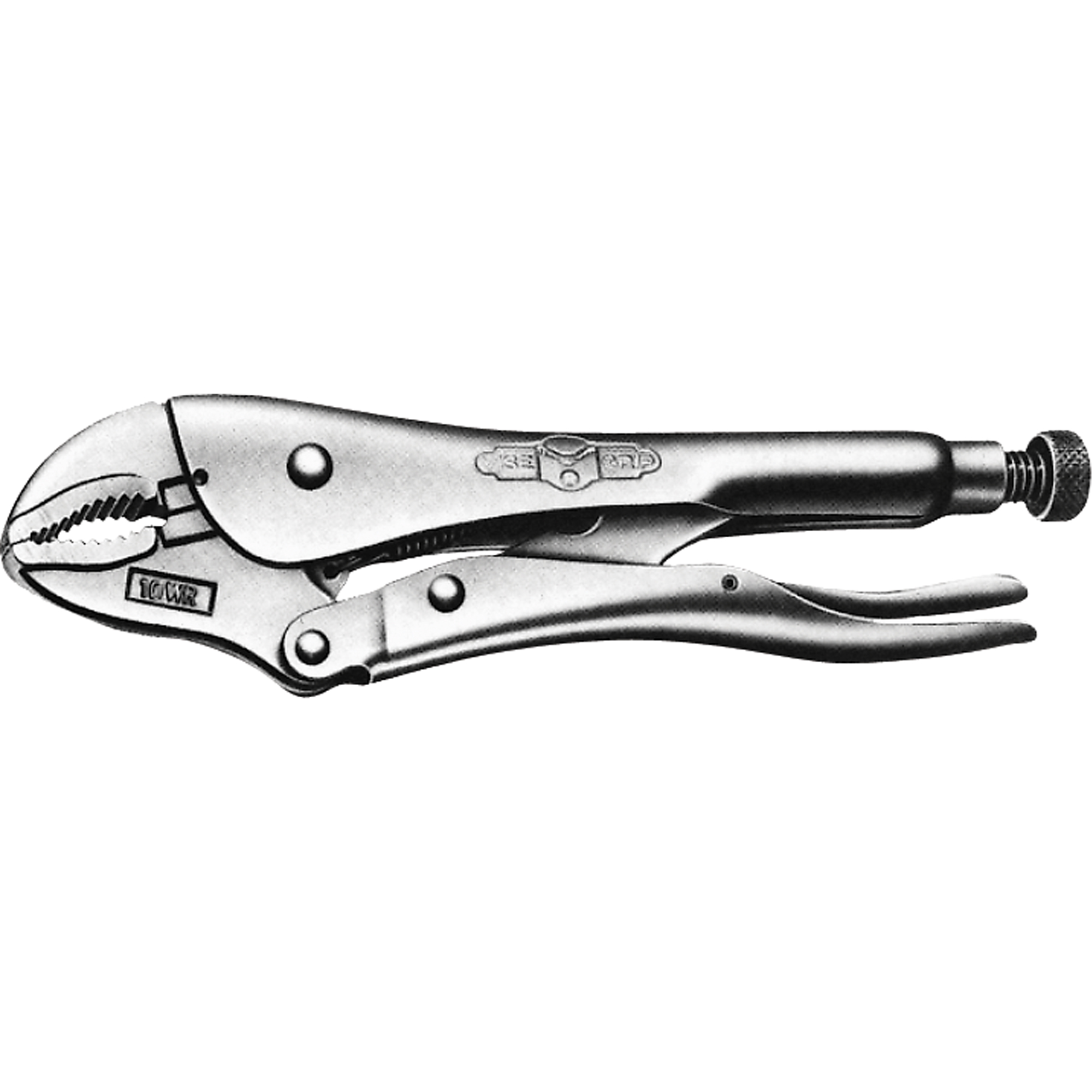Pince-étau avec coupe-fils Vise-GripMD, Longueur 10", Mâchoire courbée