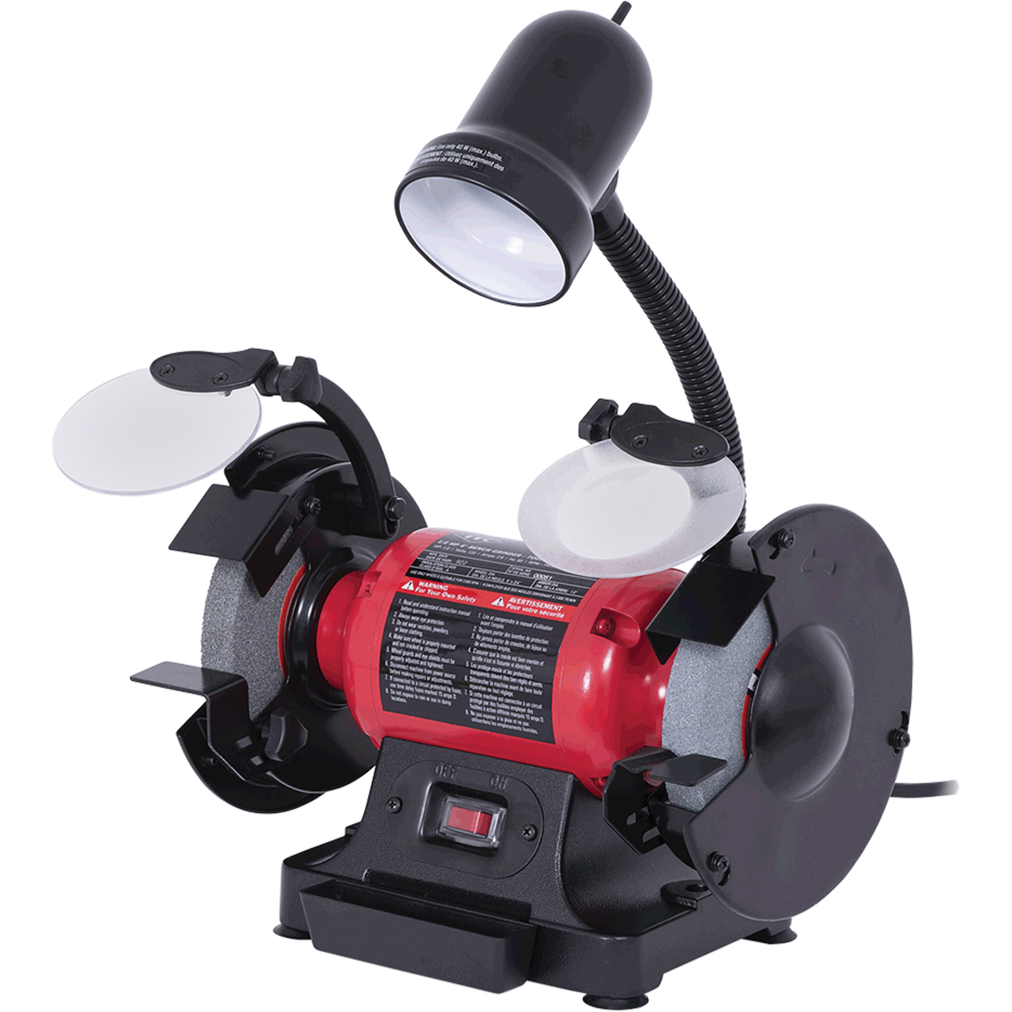 IBG-8 Meuleuse d'établi, Dia de roue 8", 3/4 CV, 3450 tr/min