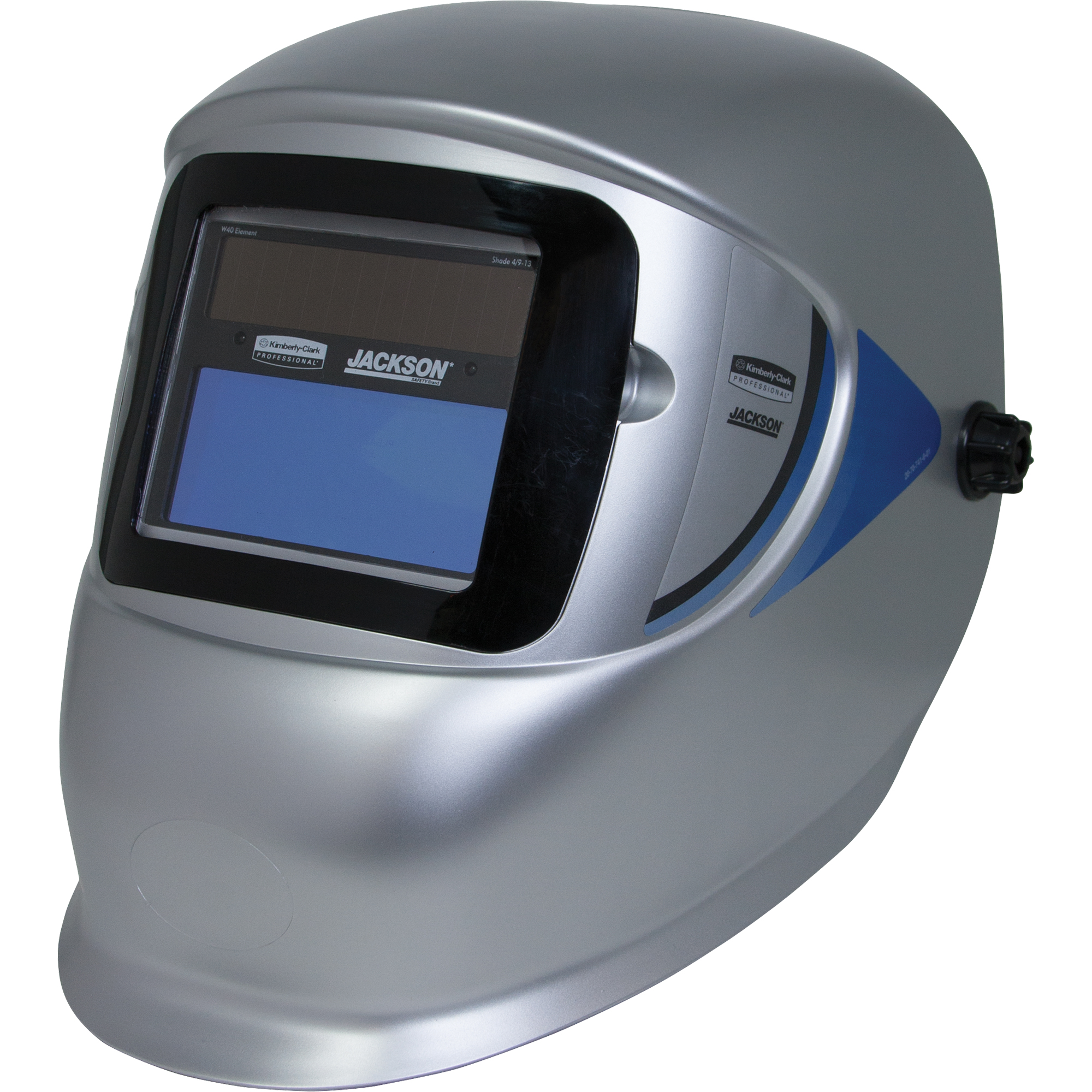 Masque de soudage FAA variable WH40, 3,77" lo x 1,65" la Champ de vision, Teinte 9 - 13, Argent