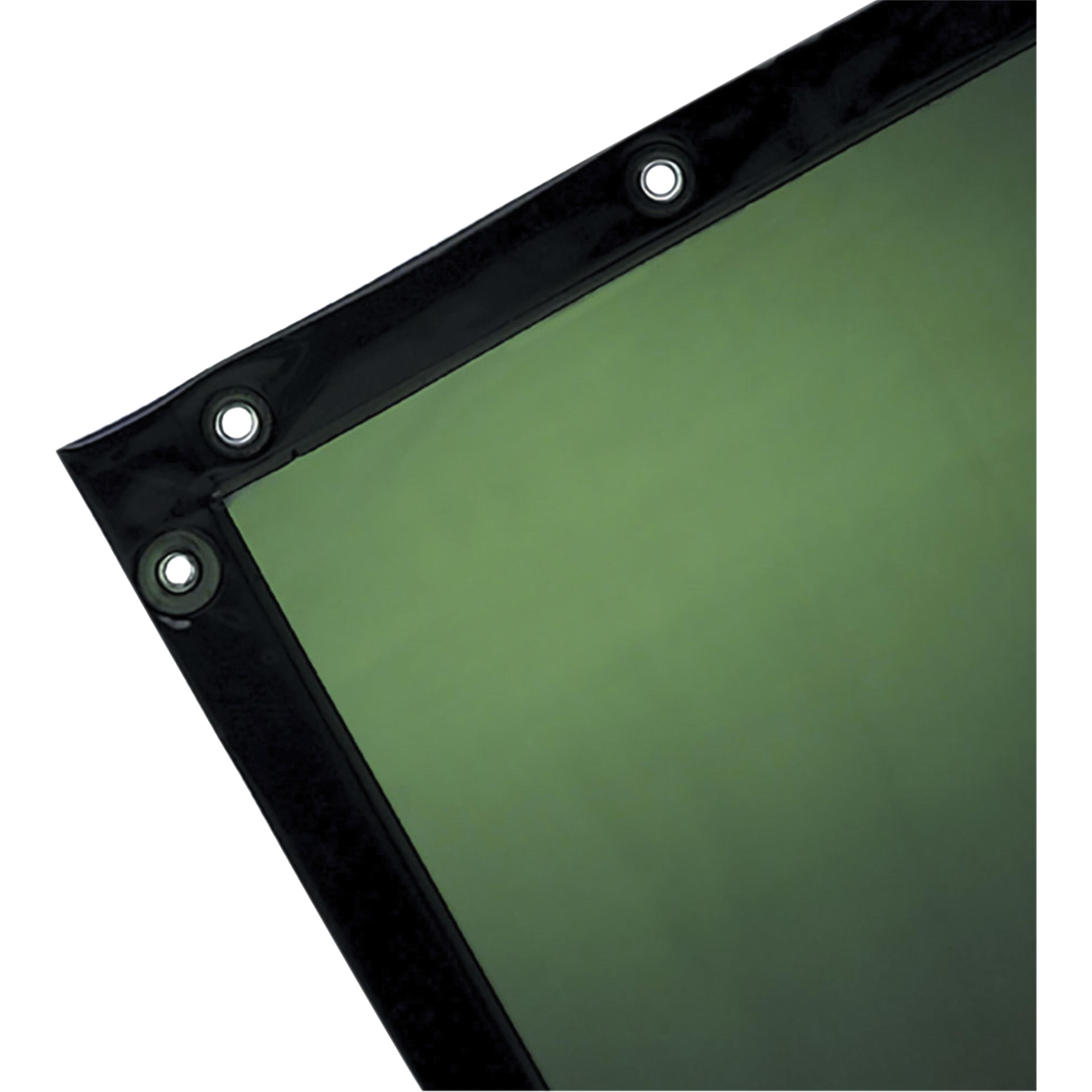 Rideau pour soudure, 72" x 72", Transparence Moyenne, Vert