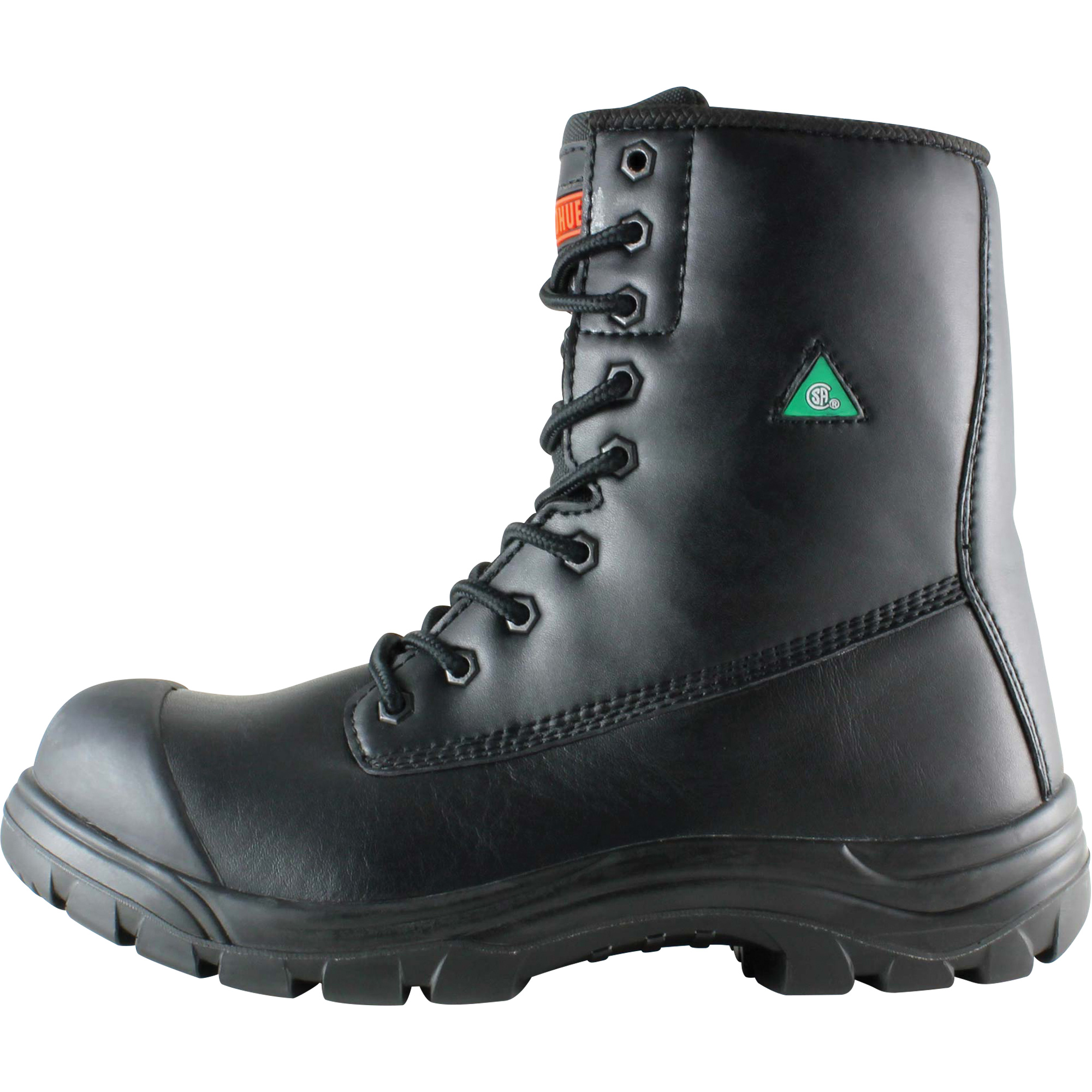 Bottes de travail Attack, Cuir, Embout Acier, Taille 9-1/2