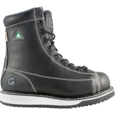 Bottes de travail pour monteur, Cuir, Embout Acier, Taille 10-1/2, Imperméable