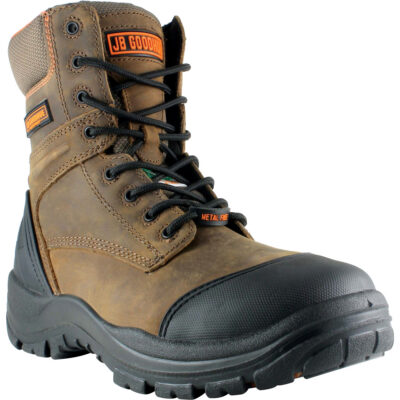 Bottes de travail Thrasher, Cuir, Taille 8-1/2, Imperméable