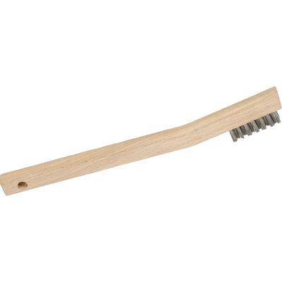 3MHSS Mini brosse à gratter en fil métallique, Acier inoxydable, 3 x 7 rangs de fils, Longueur 7-3/4"